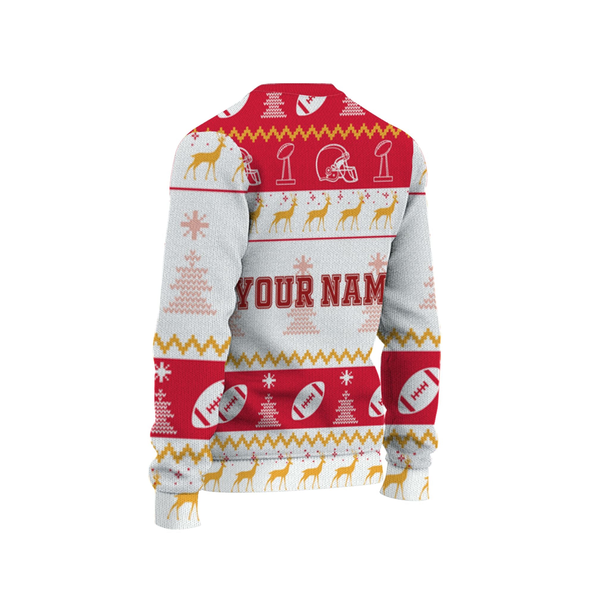 customized-player-american-football-ugly-christmas-sweater-red-and-white-kansas-vdd40-1866