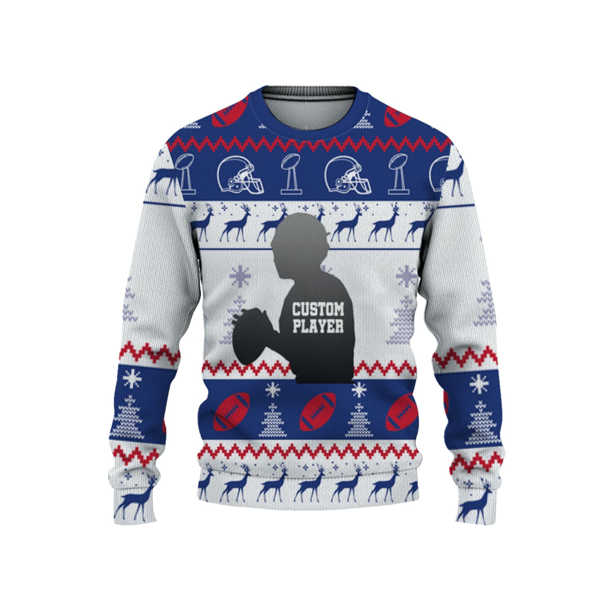 customized-player-american-football-ugly-christmas-sweater-white-and-blue-bb-vdd40-1275