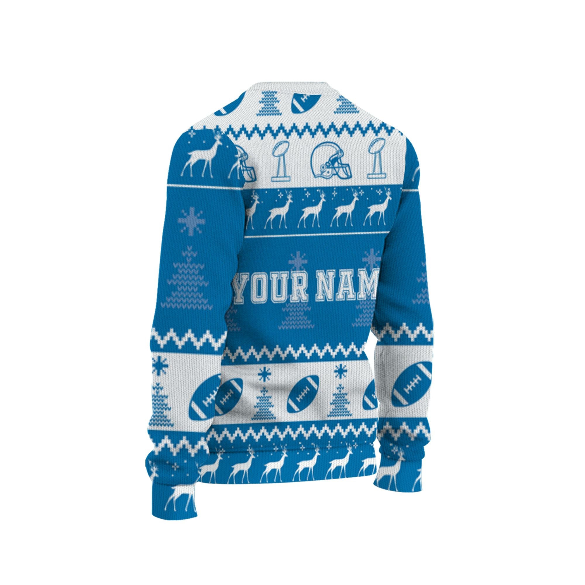 customized-your-team-american-football-ugly-christmas-sweater-blue-and-white-detroit-vdd39-6772