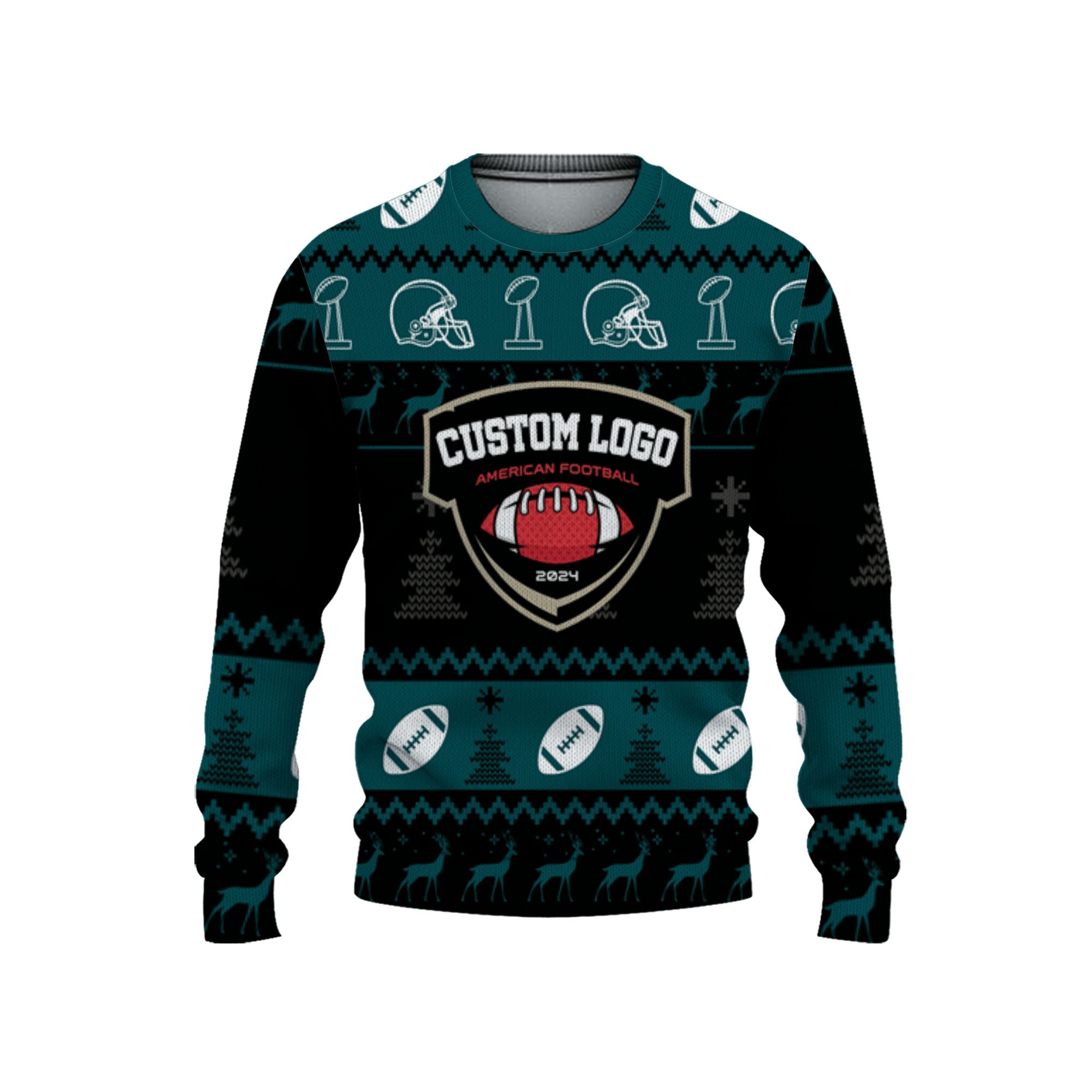 customized-your-team-american-football-ugly-christmas-sweater-black-and-green-philadelphia-vdd39-8242