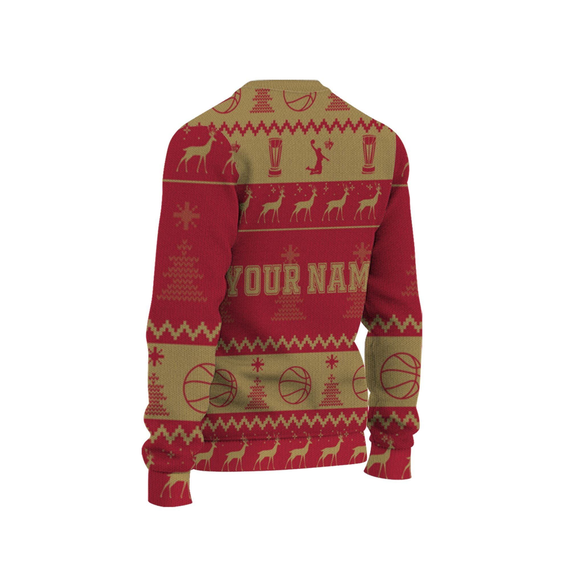 customized-player-basketball-ugly-christmas-sweater-red-and-gold-cleveland-vdd37-1552