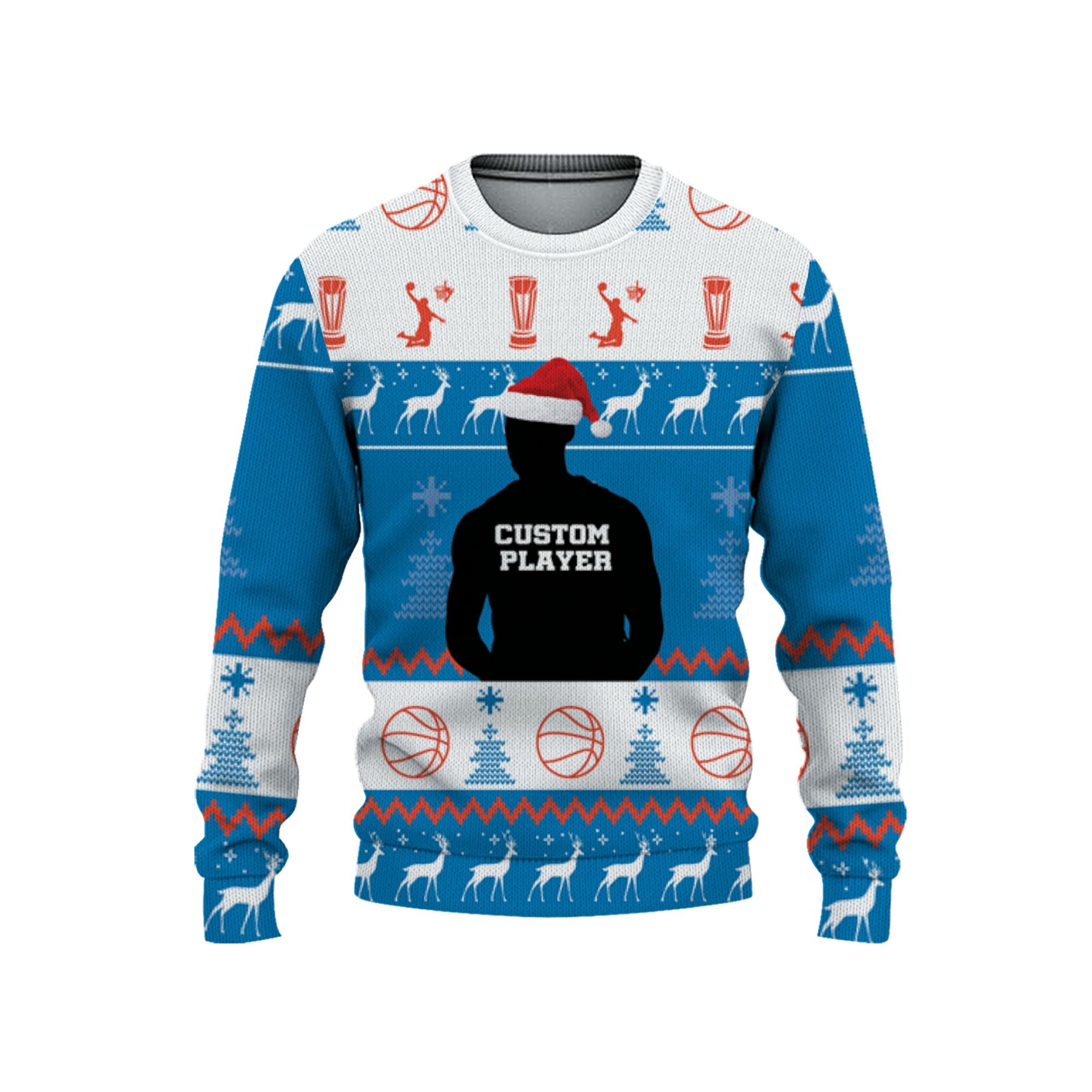 customized-player-basketball-ugly-christmas-sweater-blue-orange-and-white-oklahoma-vdd37-3692