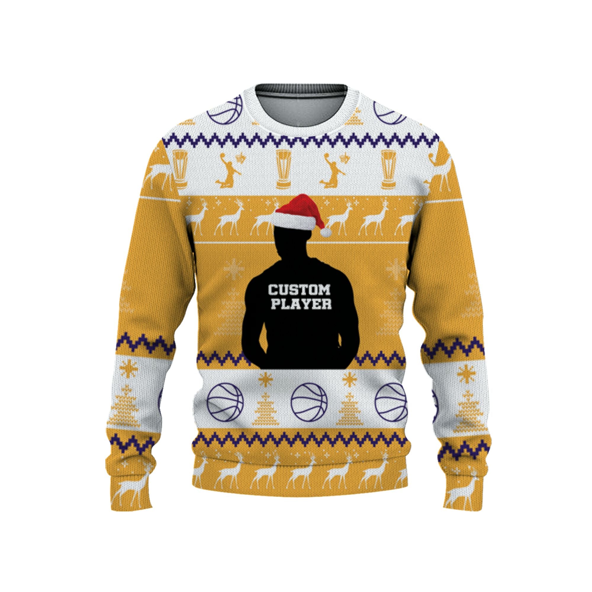 customized-player-basketball-ugly-christmas-sweater-blue-yellow-purple-and-white-los-angeles-vdd37-2770