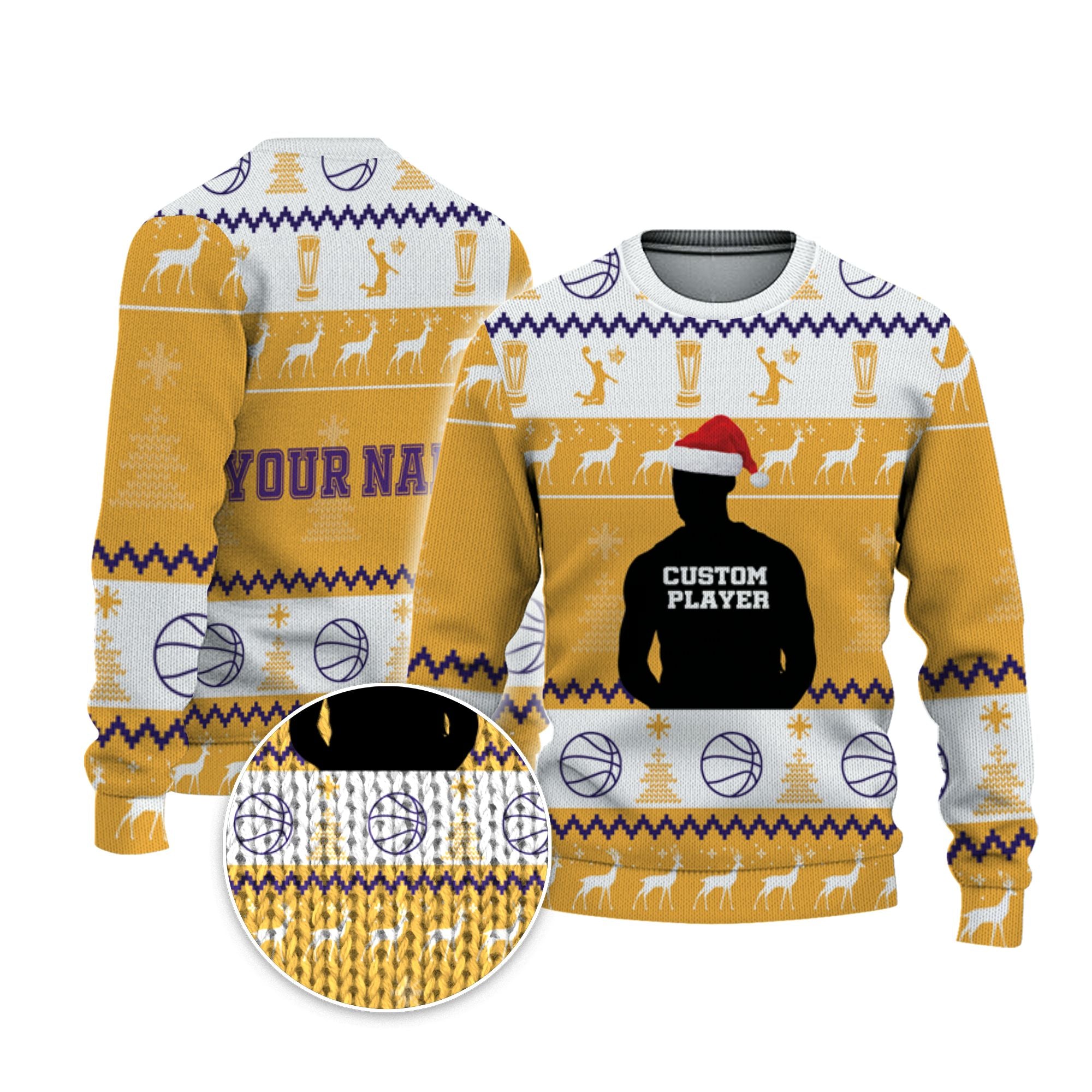 customized-player-basketball-ugly-christmas-sweater-blue-yellow-purple-and-white-los-angeles-vdd37-2770
