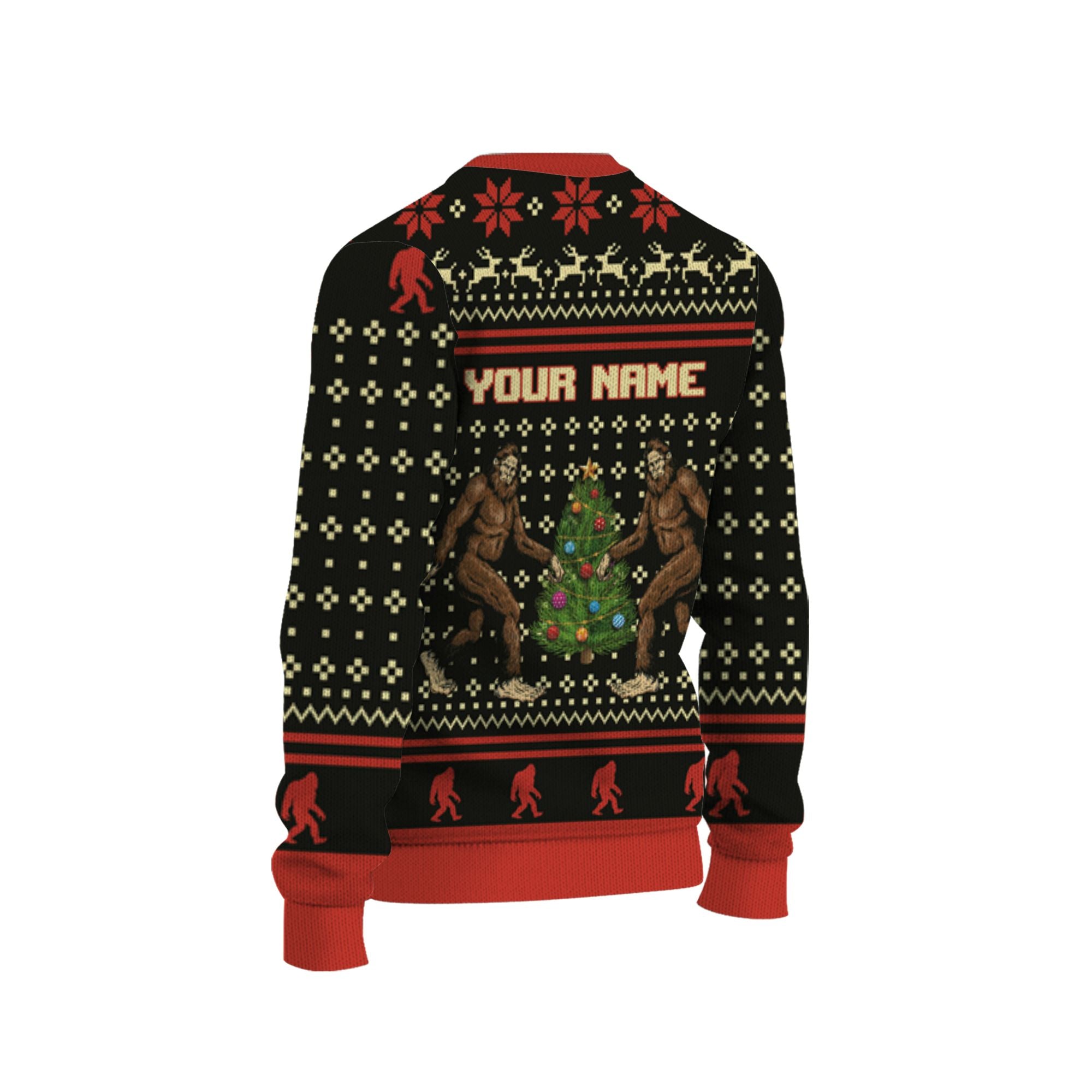 personalize-christmas-ugly-bigfoot-red-nda52-9085