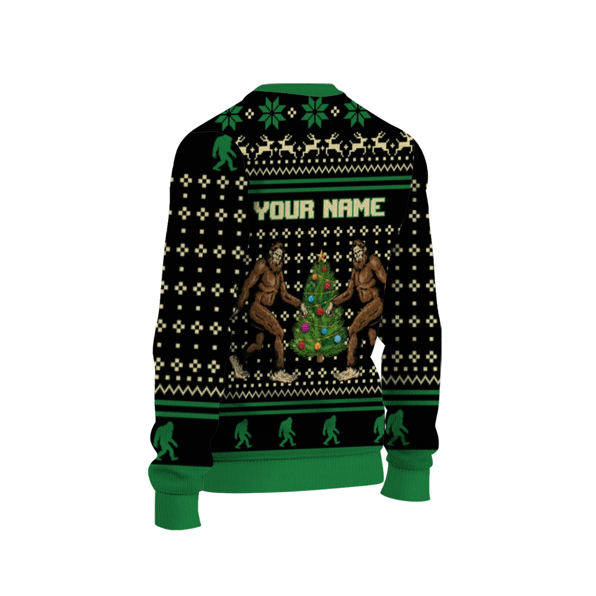 personalize-christmas-ugly-bigfoot-green-nda52-9958