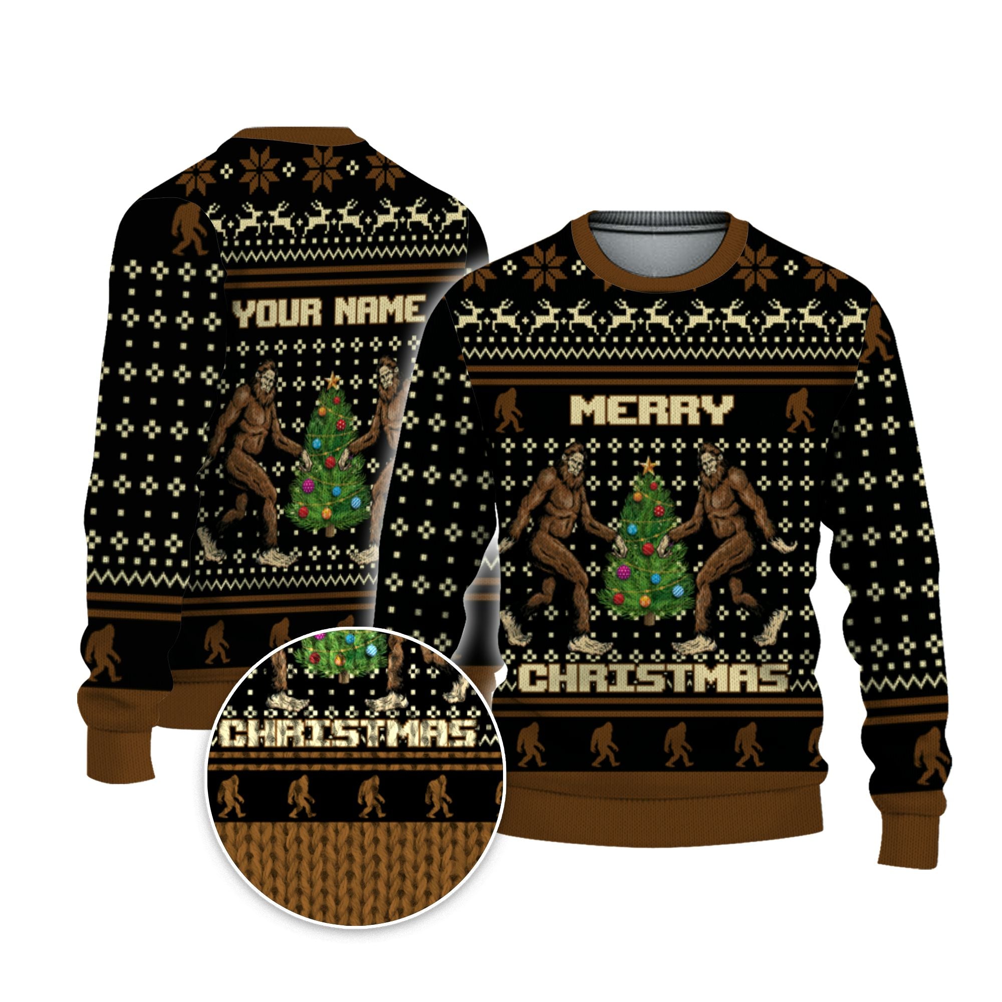 personalize-christmas-ugly-bigfoot-brown-nda52-1238