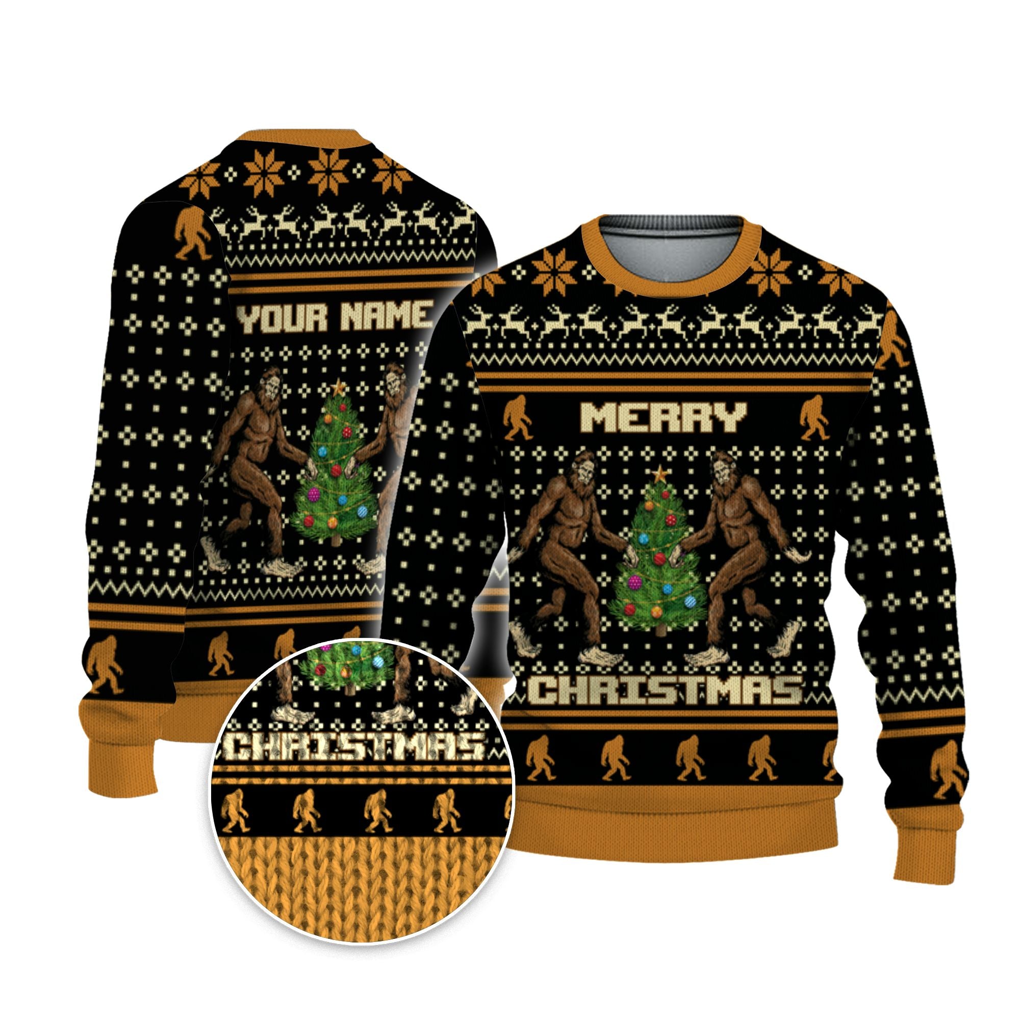 personalize-christmas-ugly-bigfoot-orange-nda52-1331