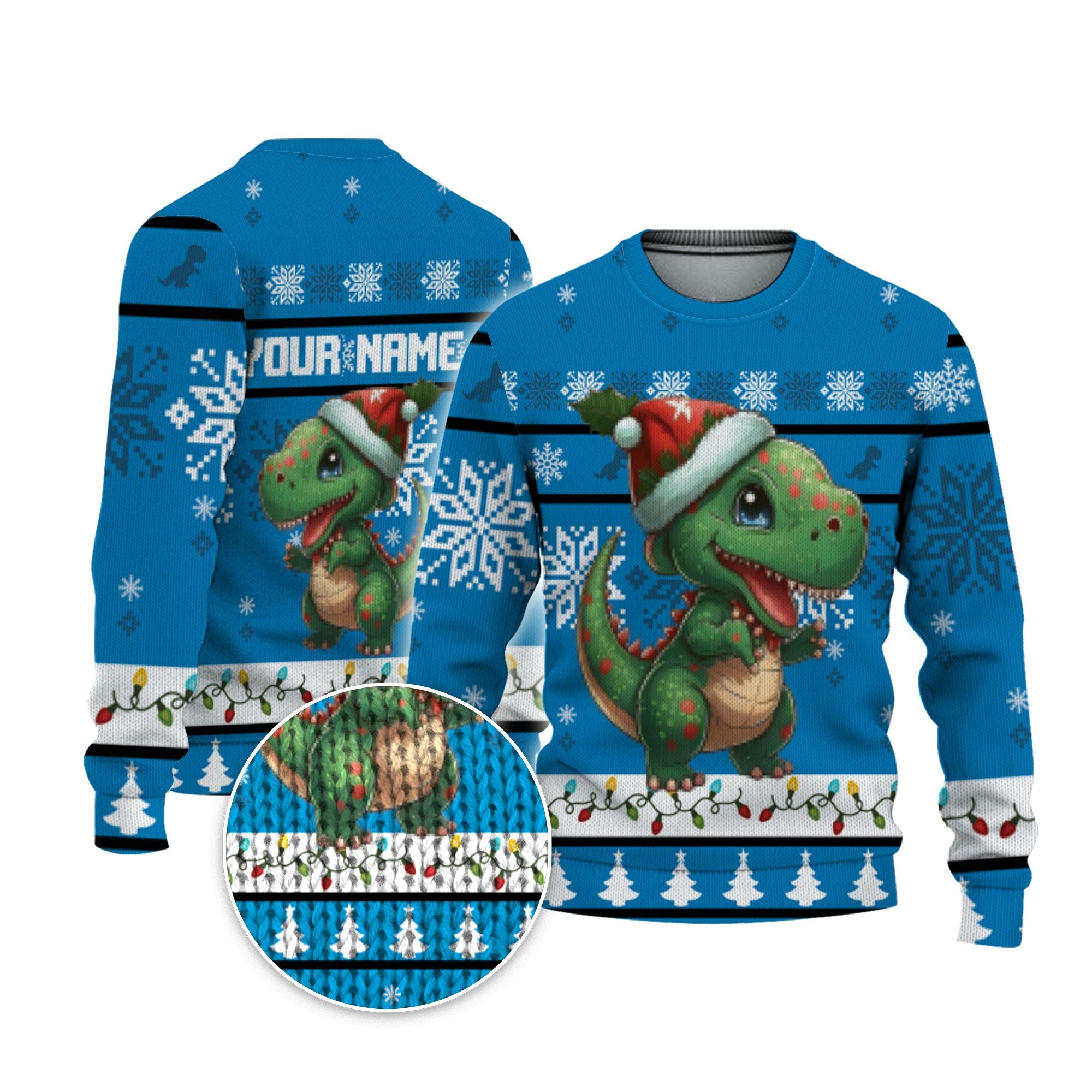 personalize-christmas-ugly-cute-dino-baby-christmas-blue-nda49-3144