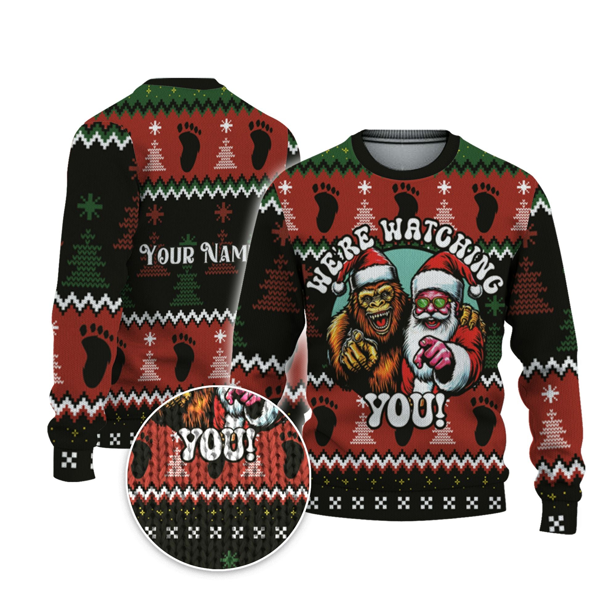 custom-christmas-funny-santa-and-sasquatch-ugly-sweater-tka90-6835