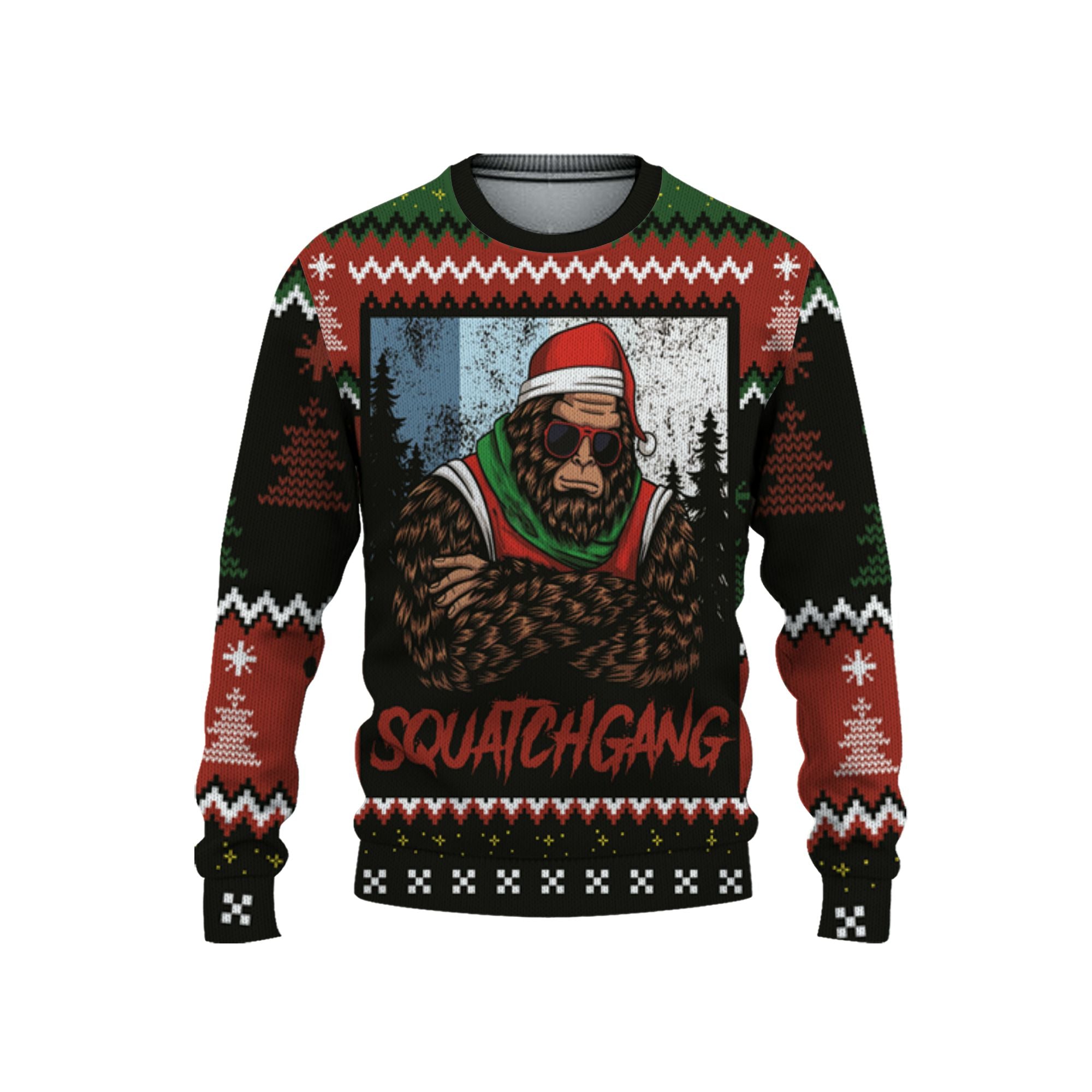 custom-christmas-funny-coolest-sasquatch-ugly-sweater-team-tka90-3814