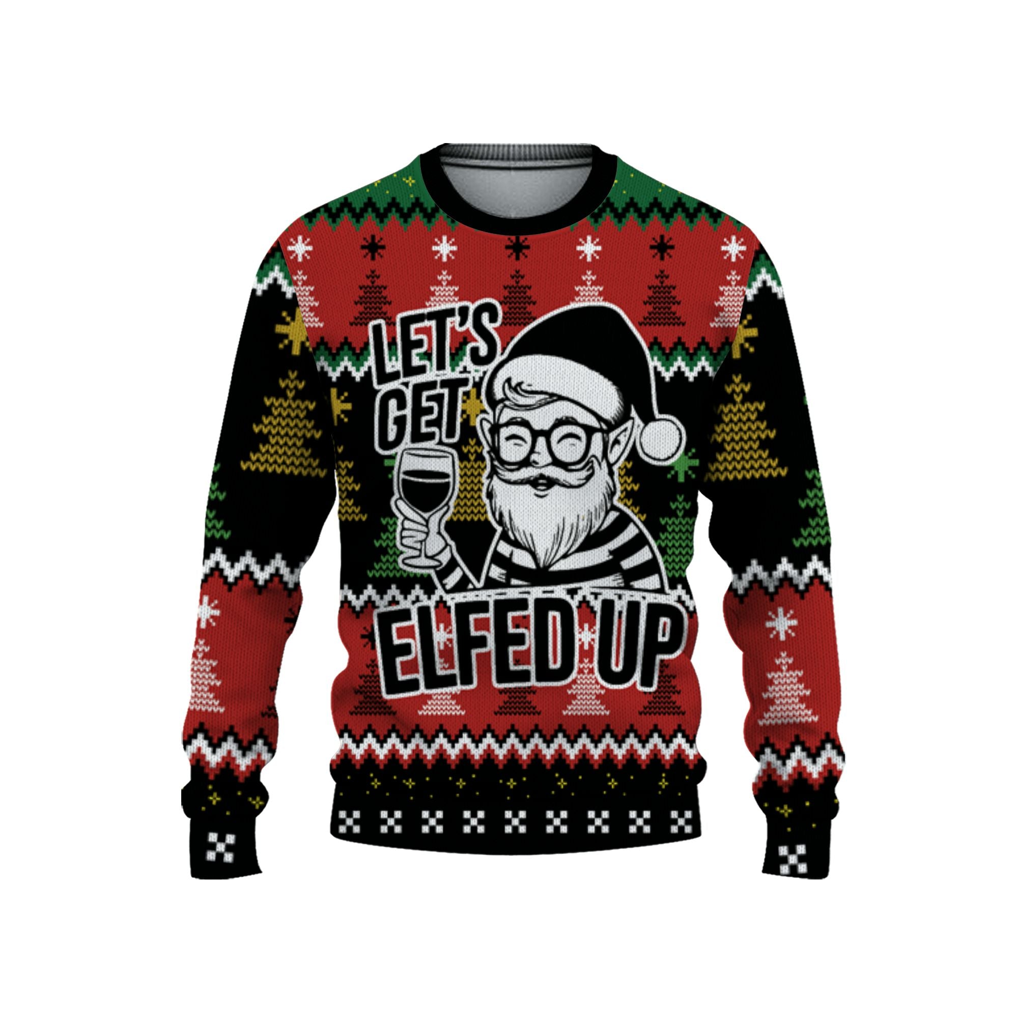 custom-christmas-funny-retro-let-get-elfed-up-ugly-sweater-tka94-6728