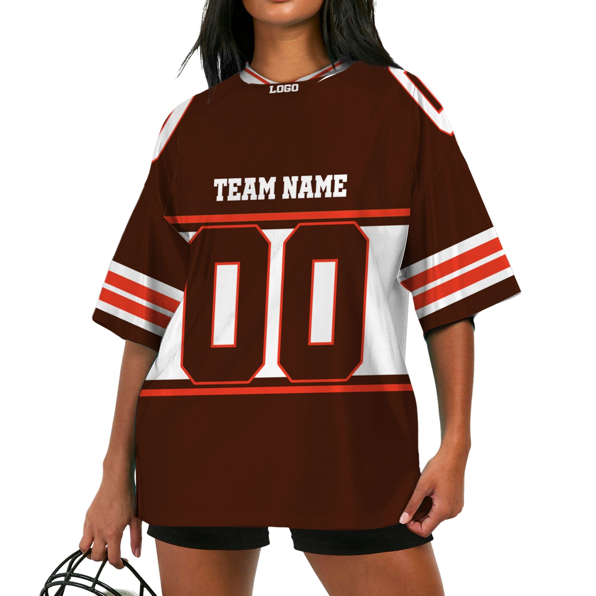 personalized-team-name-nuber-football-jersey-horizontal-line-brown-orange-and-white-cb-vdd49-8553