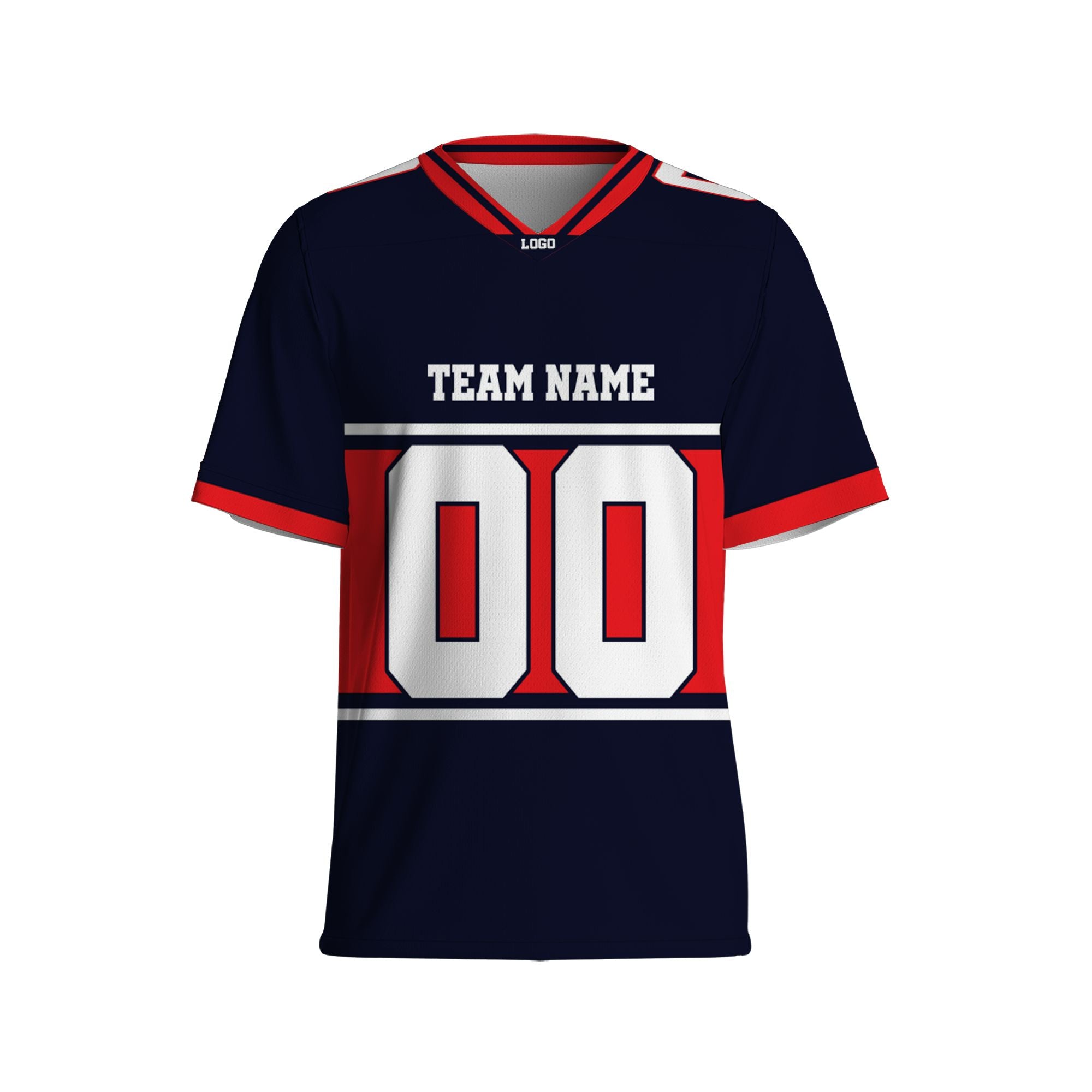 personalized-team-name-nuber-football-jersey-horizontal-line-navy-red-and-white-ht-vdd49-7567