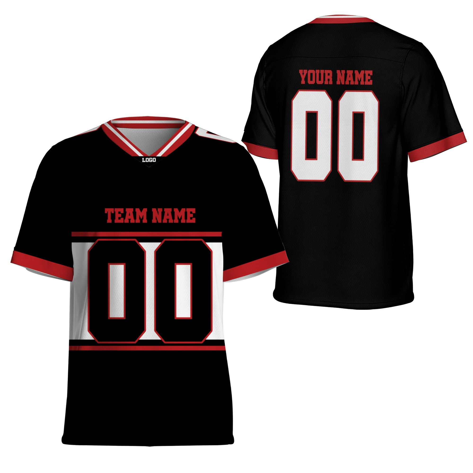 personalized-team-name-nuber-football-jersey-horizontal-line-black-white-and-red-af-vdd50-3393