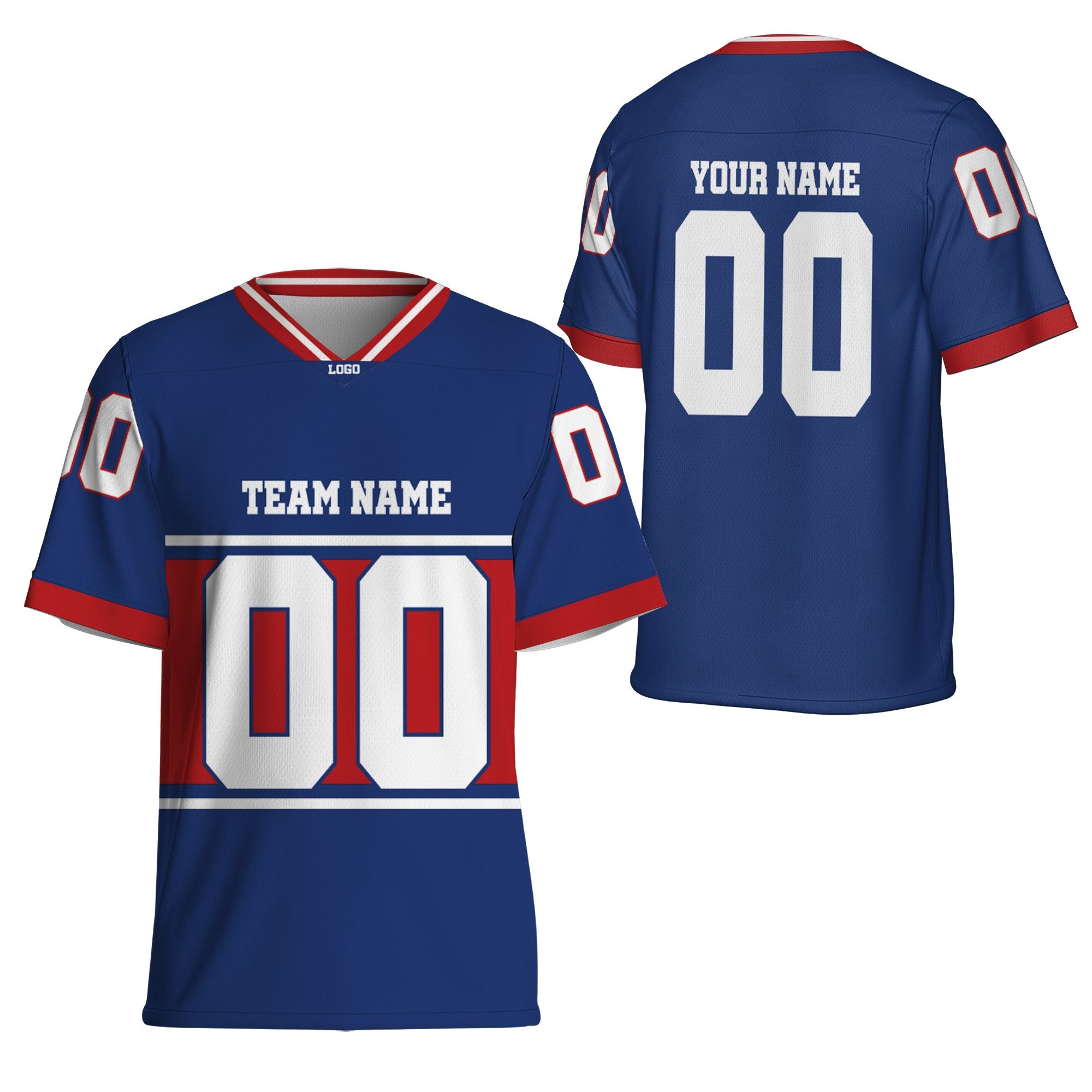 personalized-team-name-nuber-football-jersey-horizontal-line-blue-red-and-white-nyg-vdd50-1088