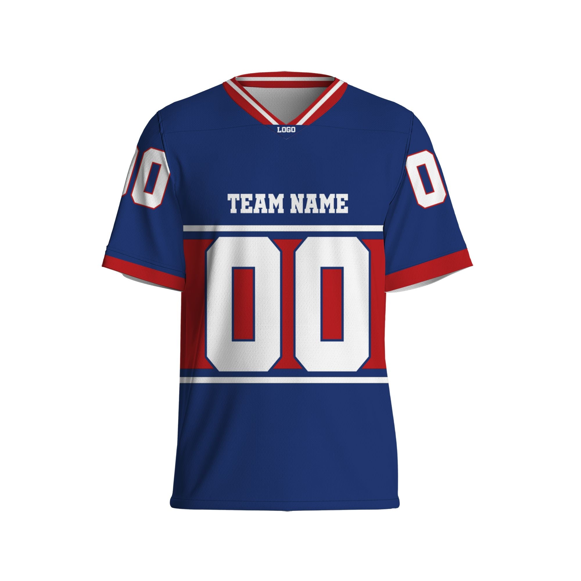 personalized-team-name-nuber-football-jersey-horizontal-line-blue-red-and-white-nyg-vdd50-1088