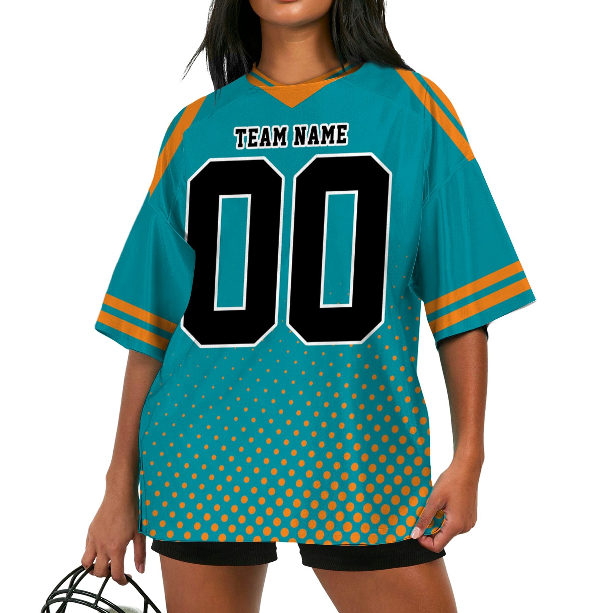 custom-basic-comic-famous-football-jersey-md-teal-dolphin-tka98-4011