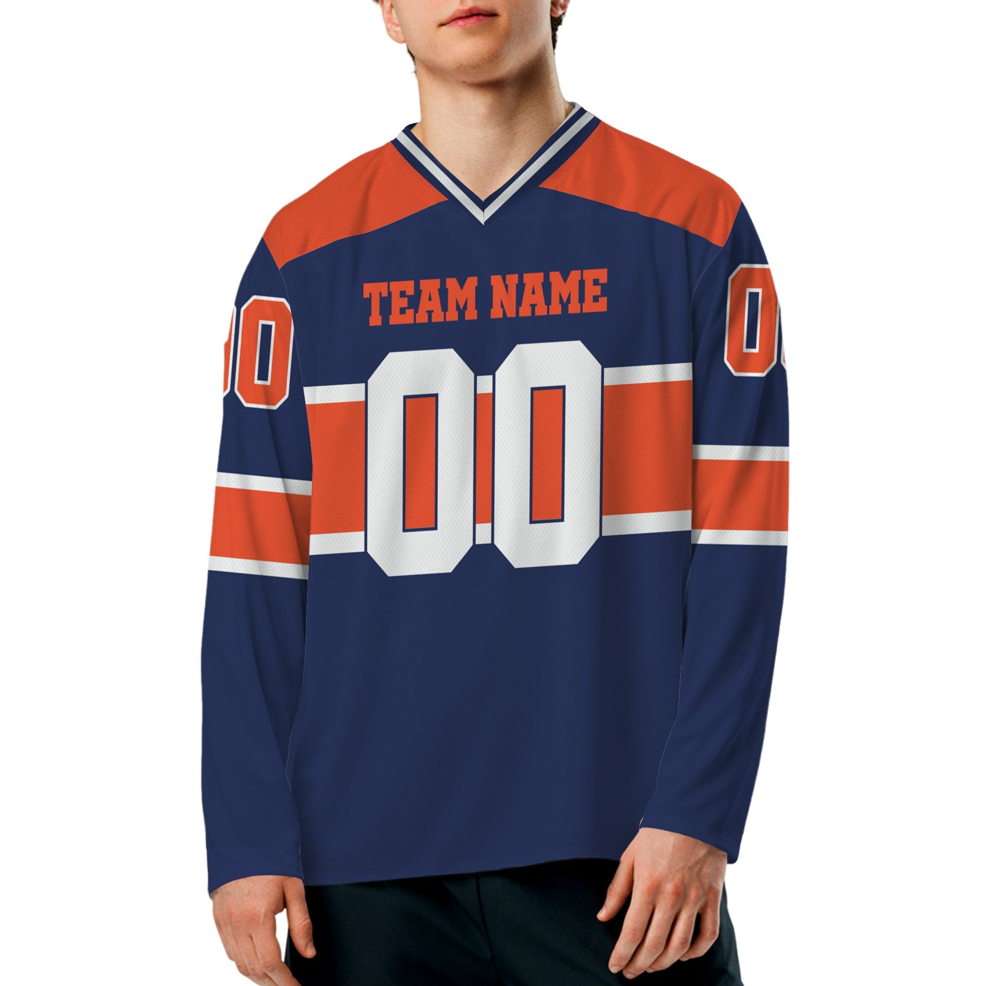 personalized-team-name-number-hockey-jersey-horizontal-lines-blue-and-orange-vdd53-7023