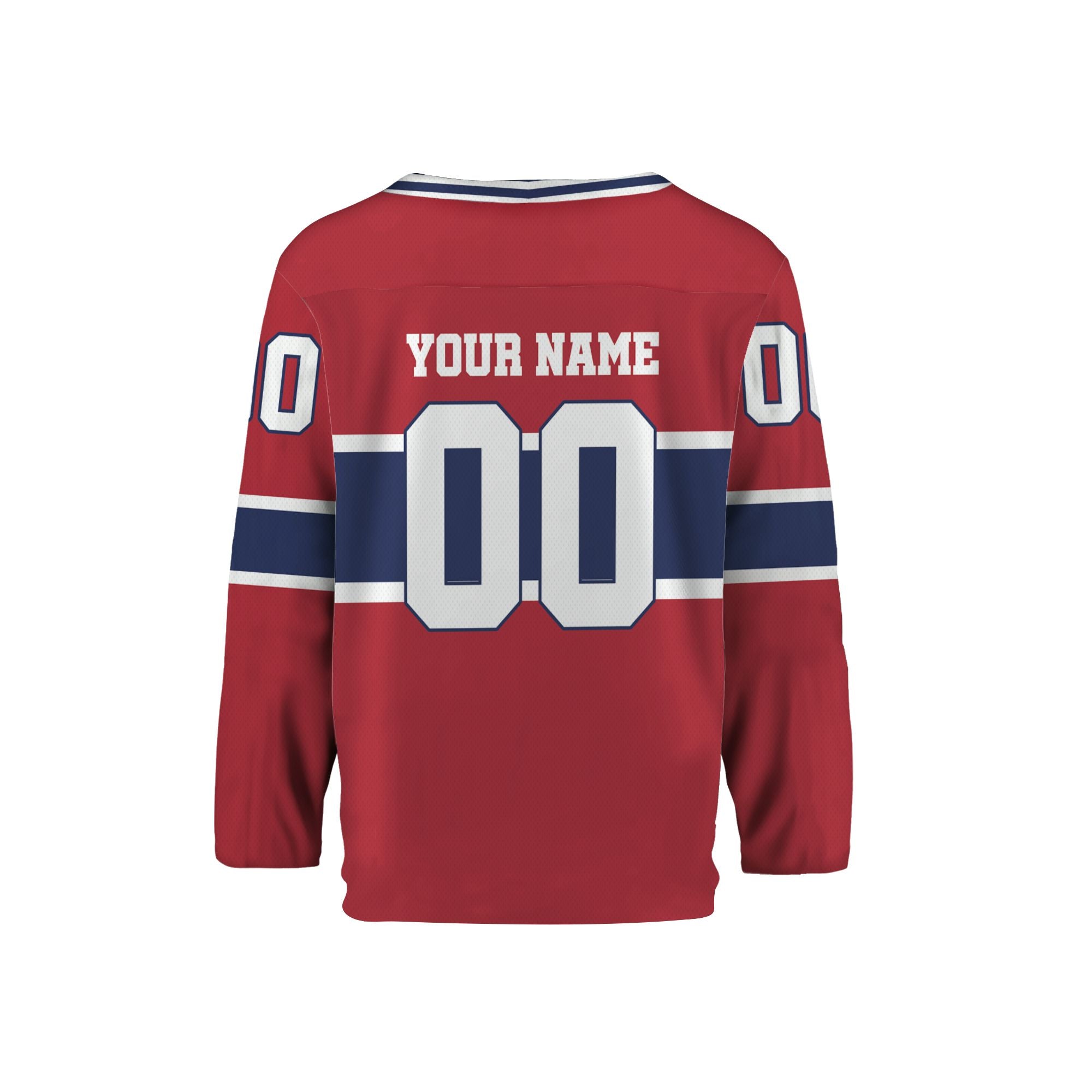 personalized-team-name-number-hockey-jersey-horizontal-lines-red-blue-and-white-vdd53-6445