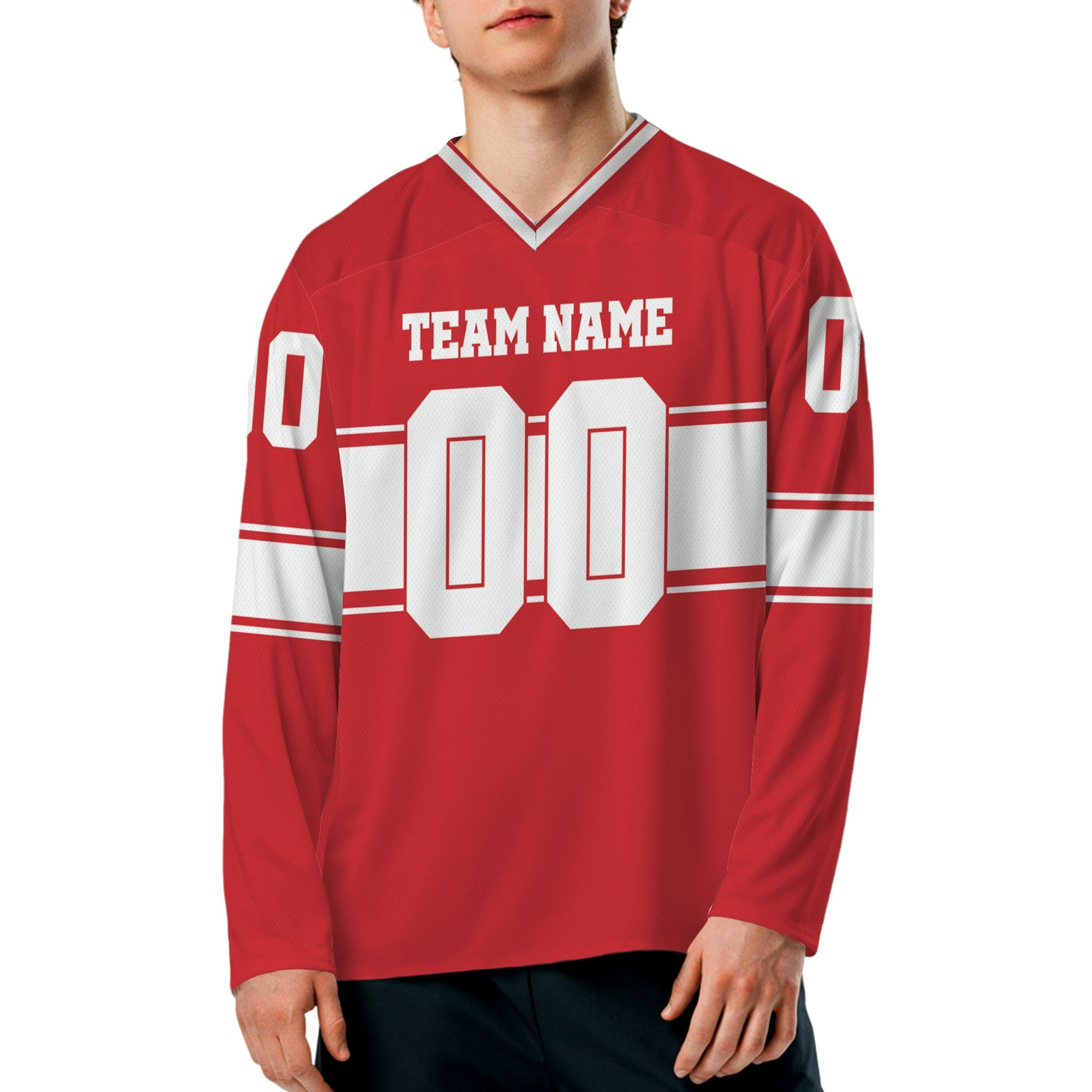 personalized-team-name-number-hockey-jersey-horizontal-lines-red-and-white-vdd53-7477