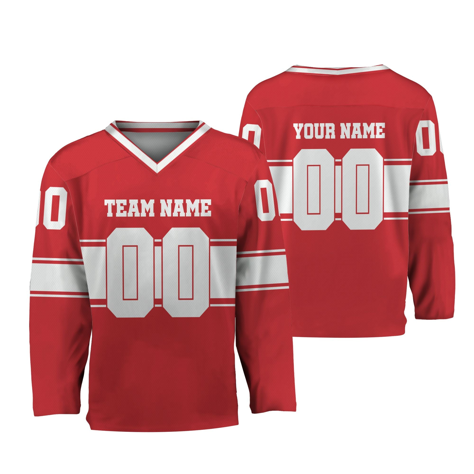 personalized-team-name-number-hockey-jersey-horizontal-lines-red-and-white-vdd53-7477