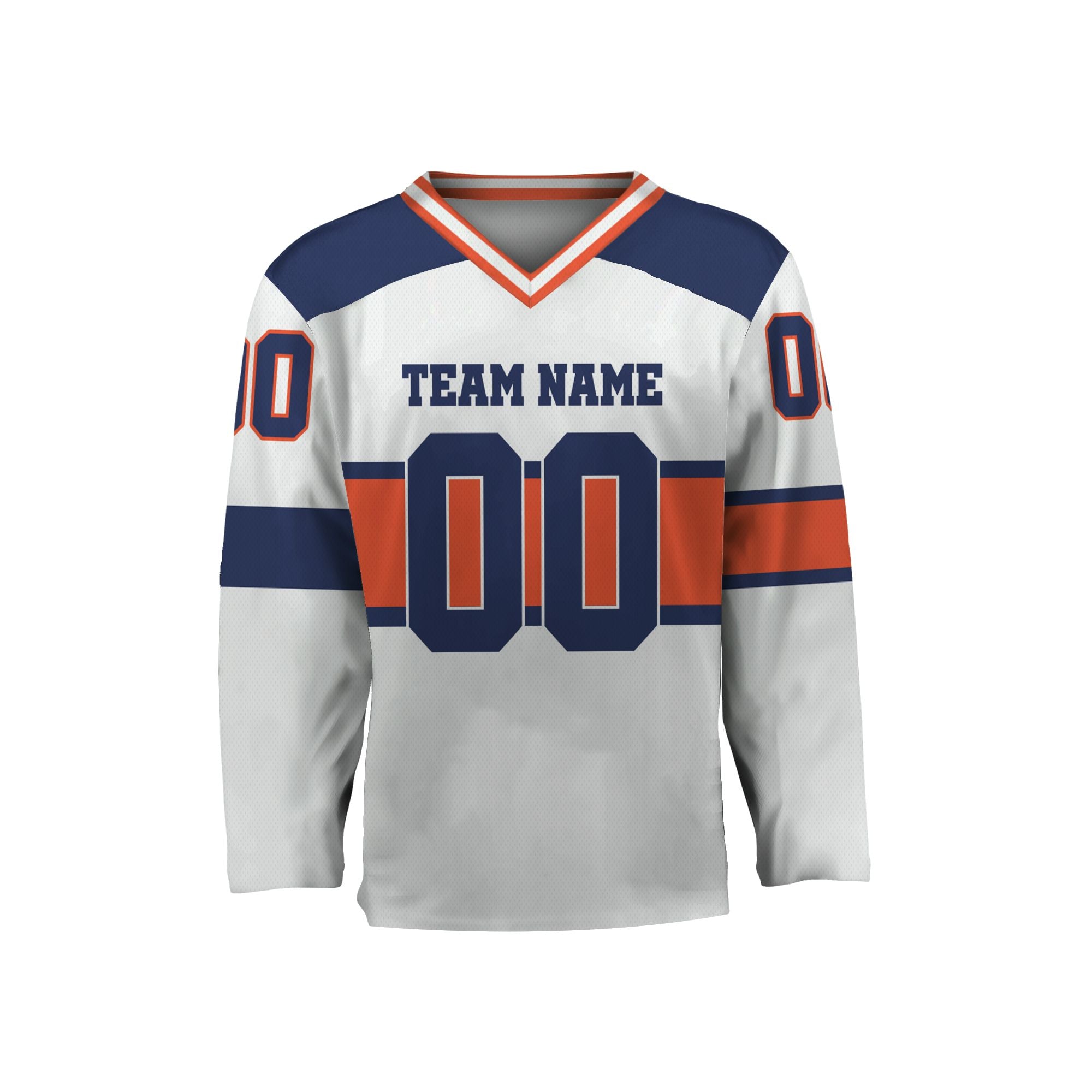 personalized-team-name-number-hockey-jersey-horizontal-lines-white-blue-and-orange-vdd54-2946