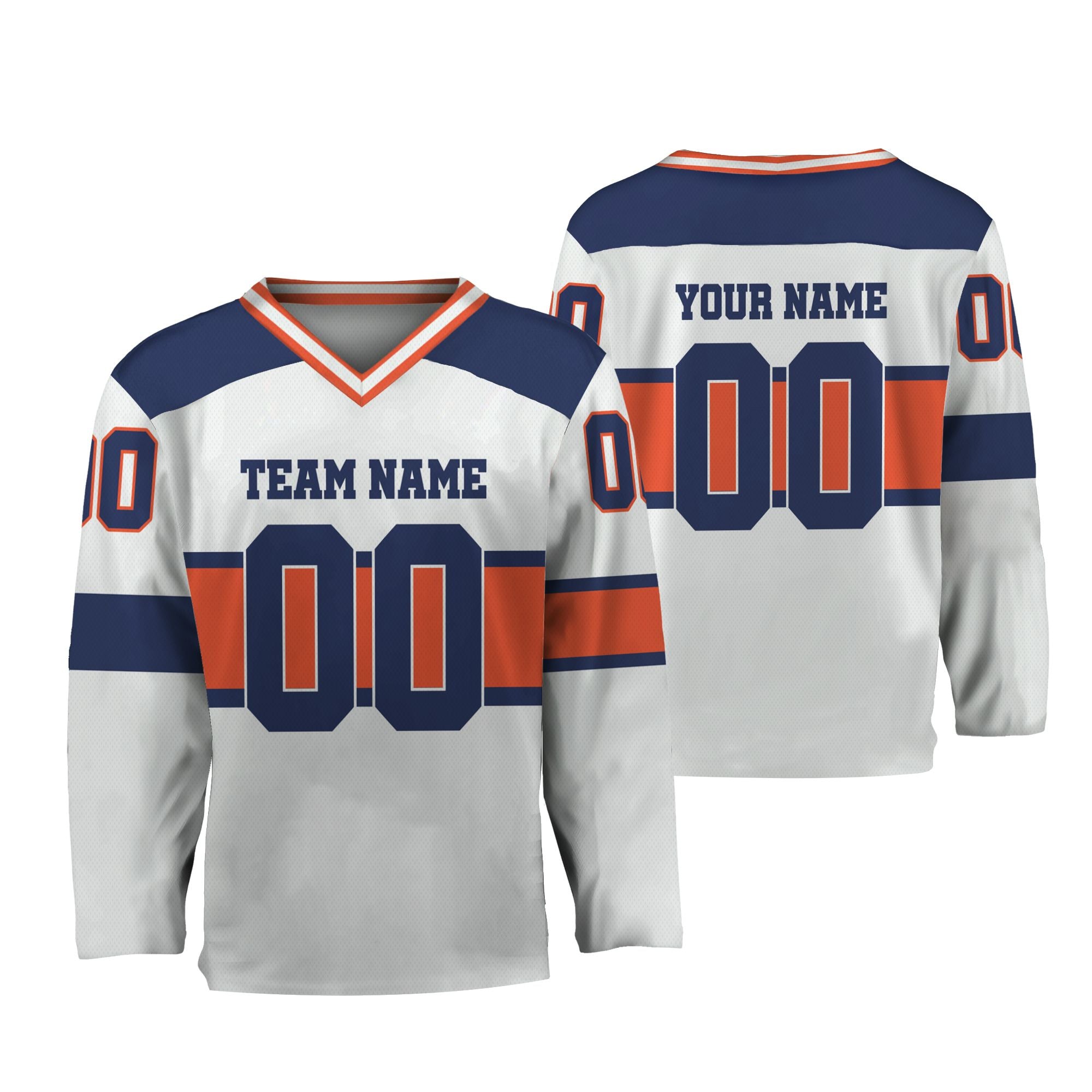 personalized-team-name-number-hockey-jersey-horizontal-lines-white-blue-and-orange-vdd54-2946