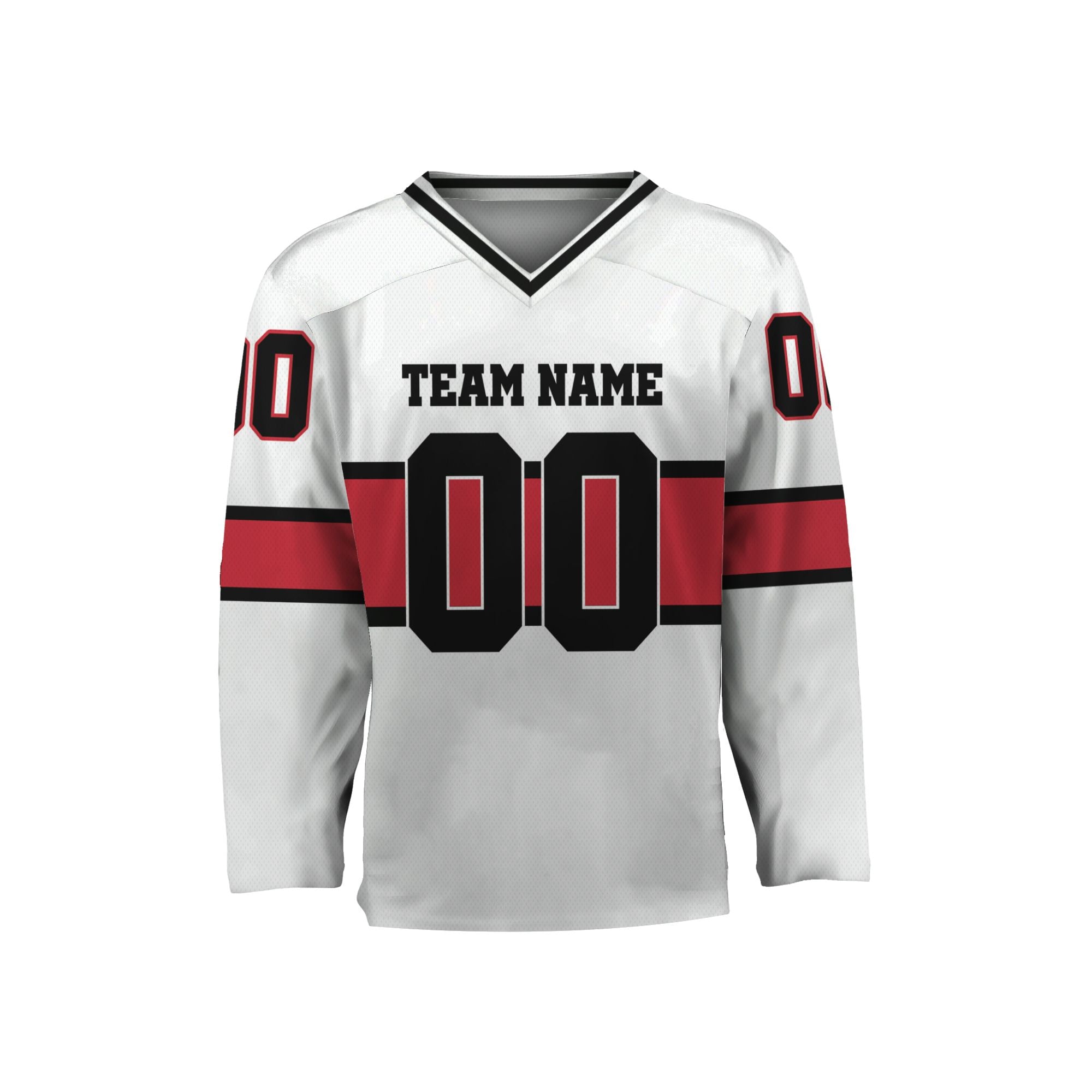 personalized-team-name-number-hockey-jersey-horizontal-lines-white-red-and-black-vdd54-8544