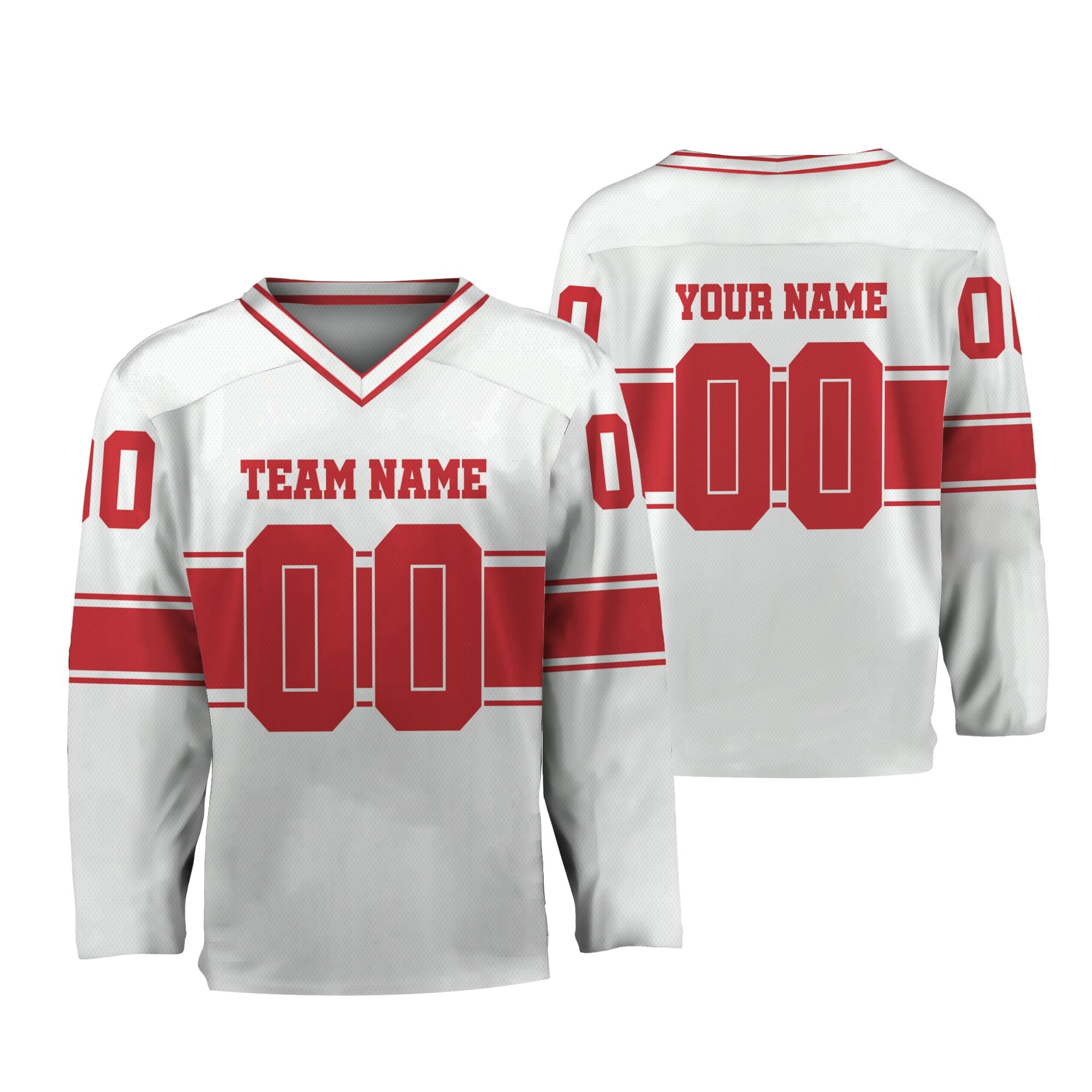 personalized-team-name-number-hockey-jersey-horizontal-lines-white-and-red-vdd54-8546