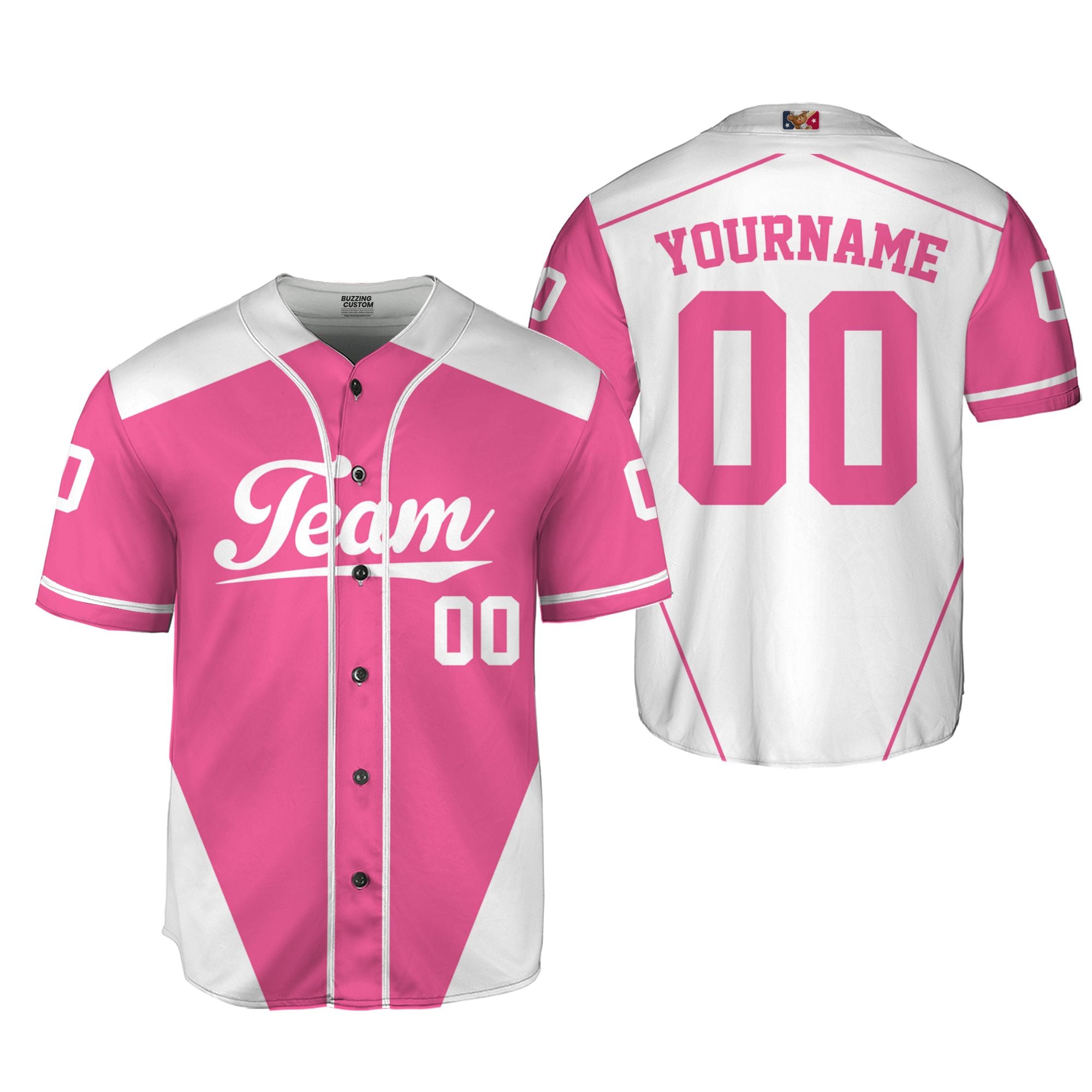personalized-baseball-jersey-team-name-and-number-stripe-line-pink-and-white-vdd63-8871