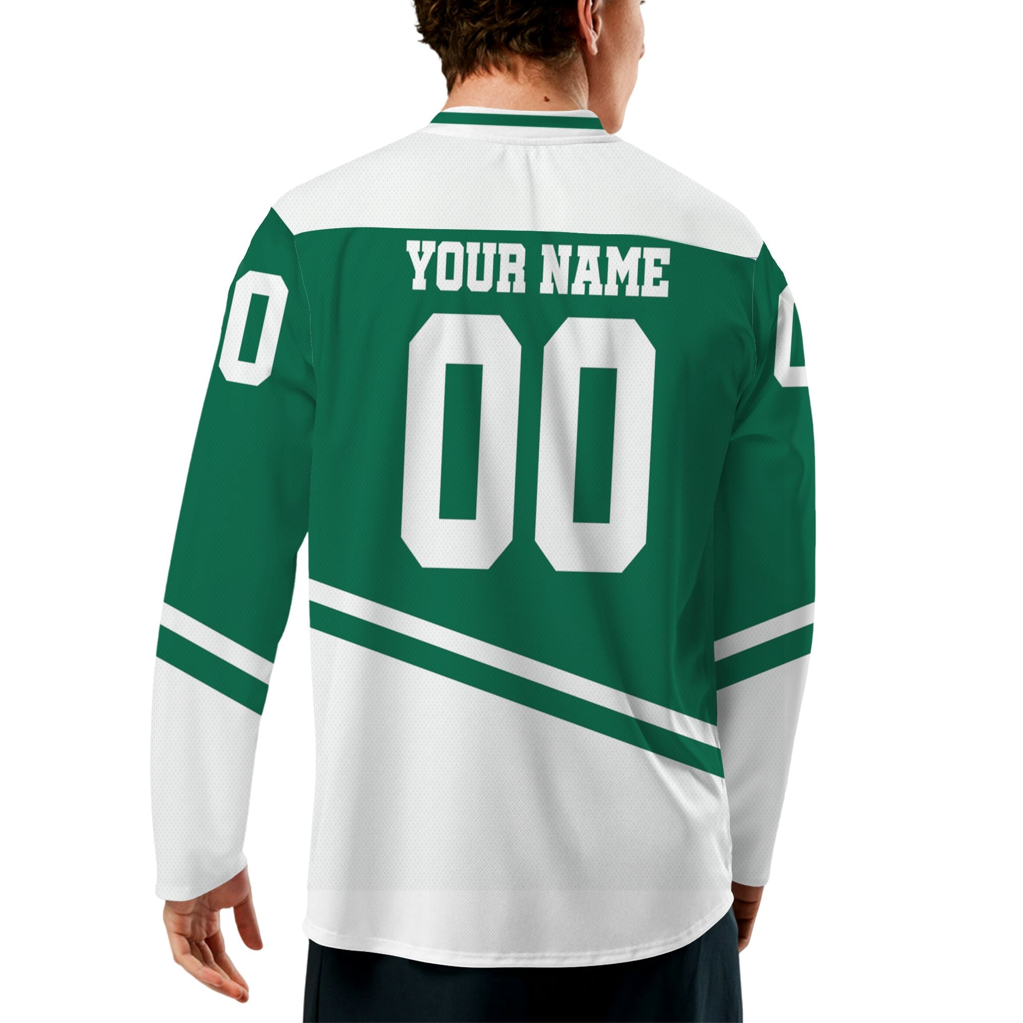 customized-name-and-logo-ice-hockey-jersey-diagonal-stripes-green-and-white-vdd61-1727