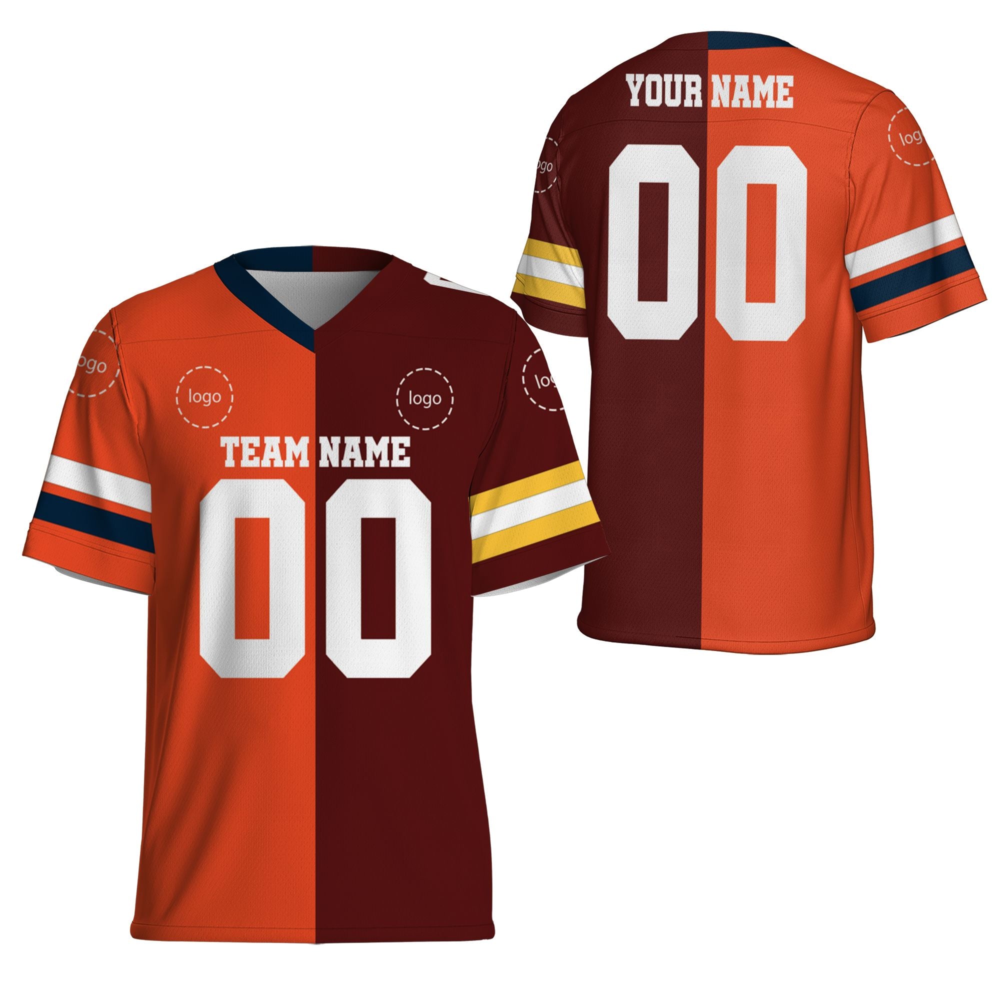 personalized-any-two-team-american-football-jersey-orange-and-brick-blue-vdd65-8191