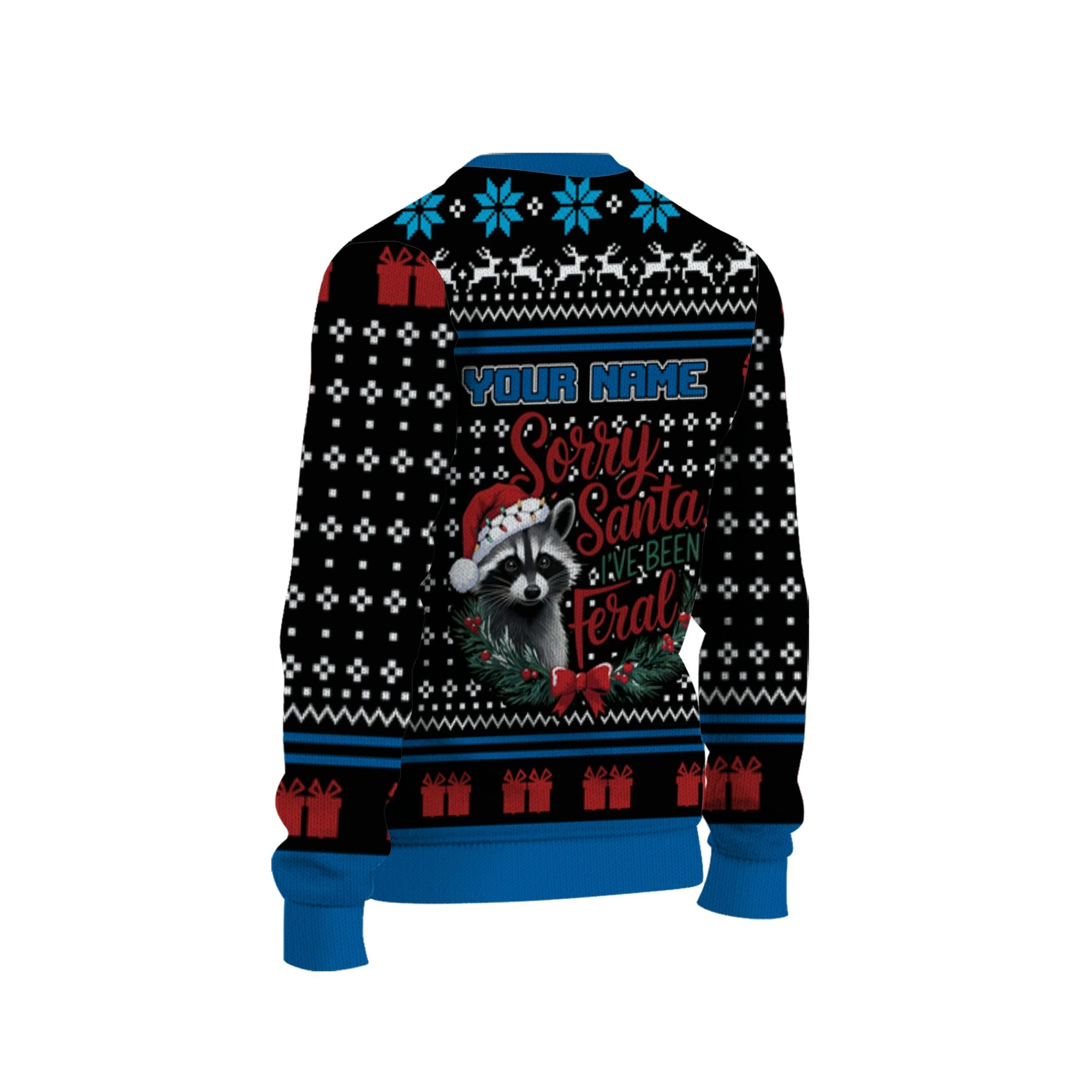 personalize-ugly-sorry-santa-ive-been-feral-blue-nda64-1243