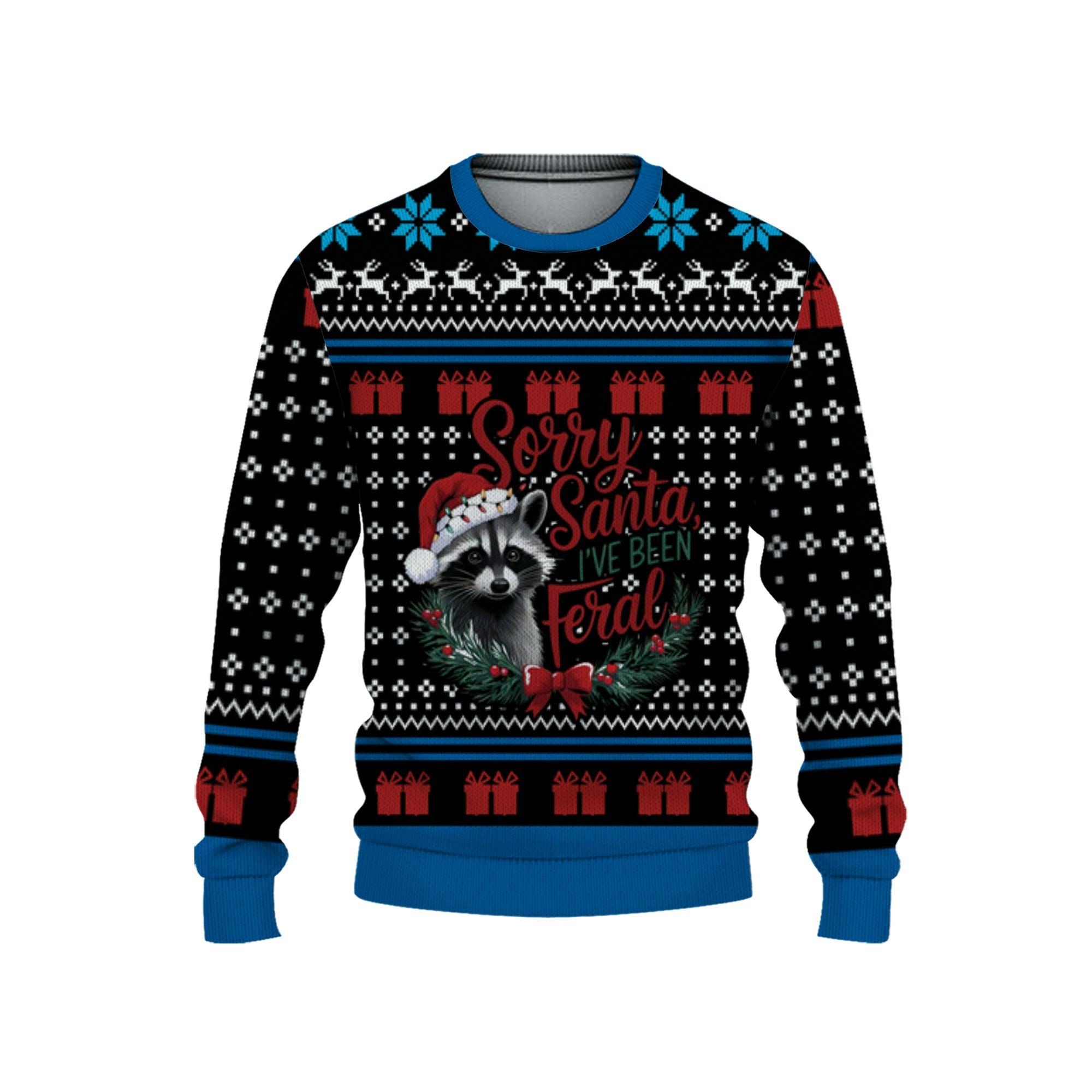 personalize-ugly-sorry-santa-ive-been-feral-blue-nda64-1243