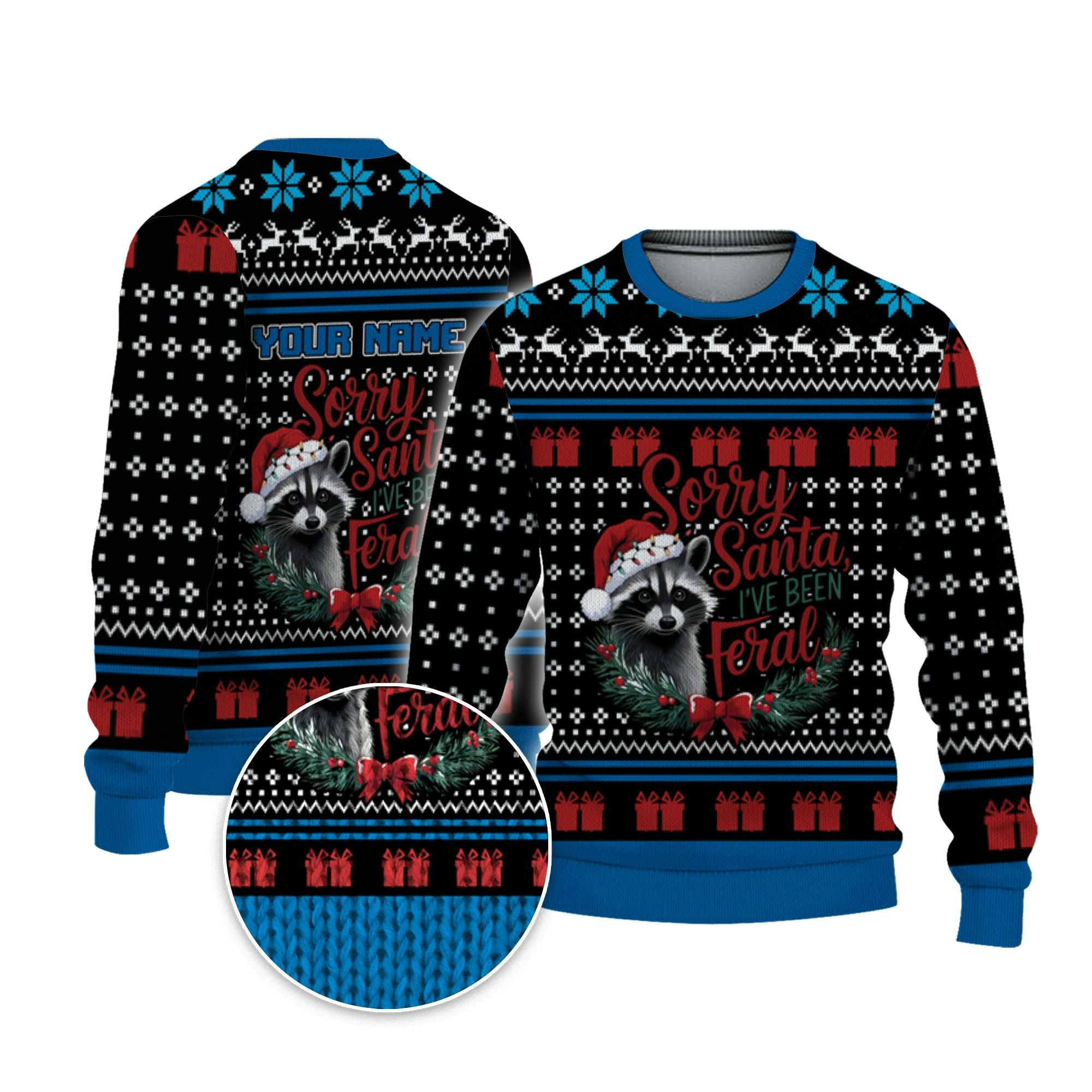 personalize-ugly-sorry-santa-ive-been-feral-blue-nda64-1243