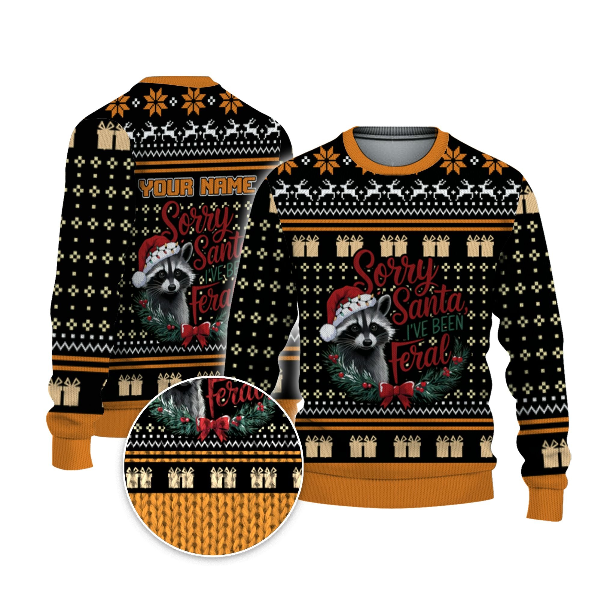 personalize-ugly-sorry-santa-ive-been-feral-orange-nda64-8232