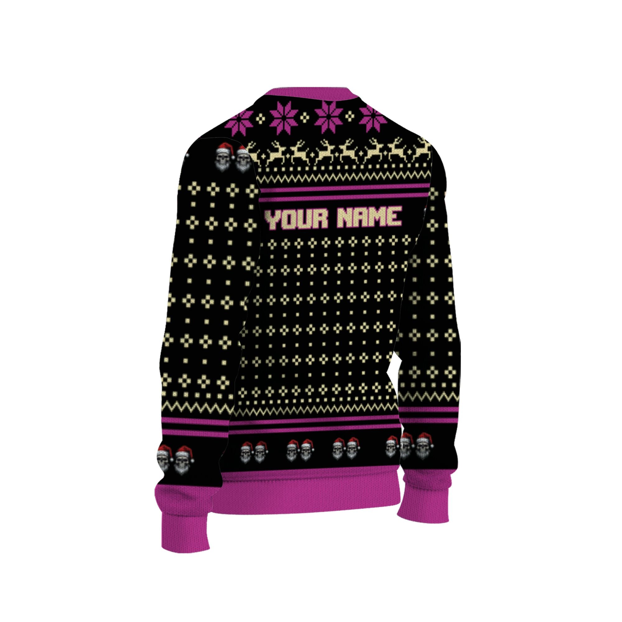 personalize-ugly-christmas-dancing-skeleton-pink-nda70-3918