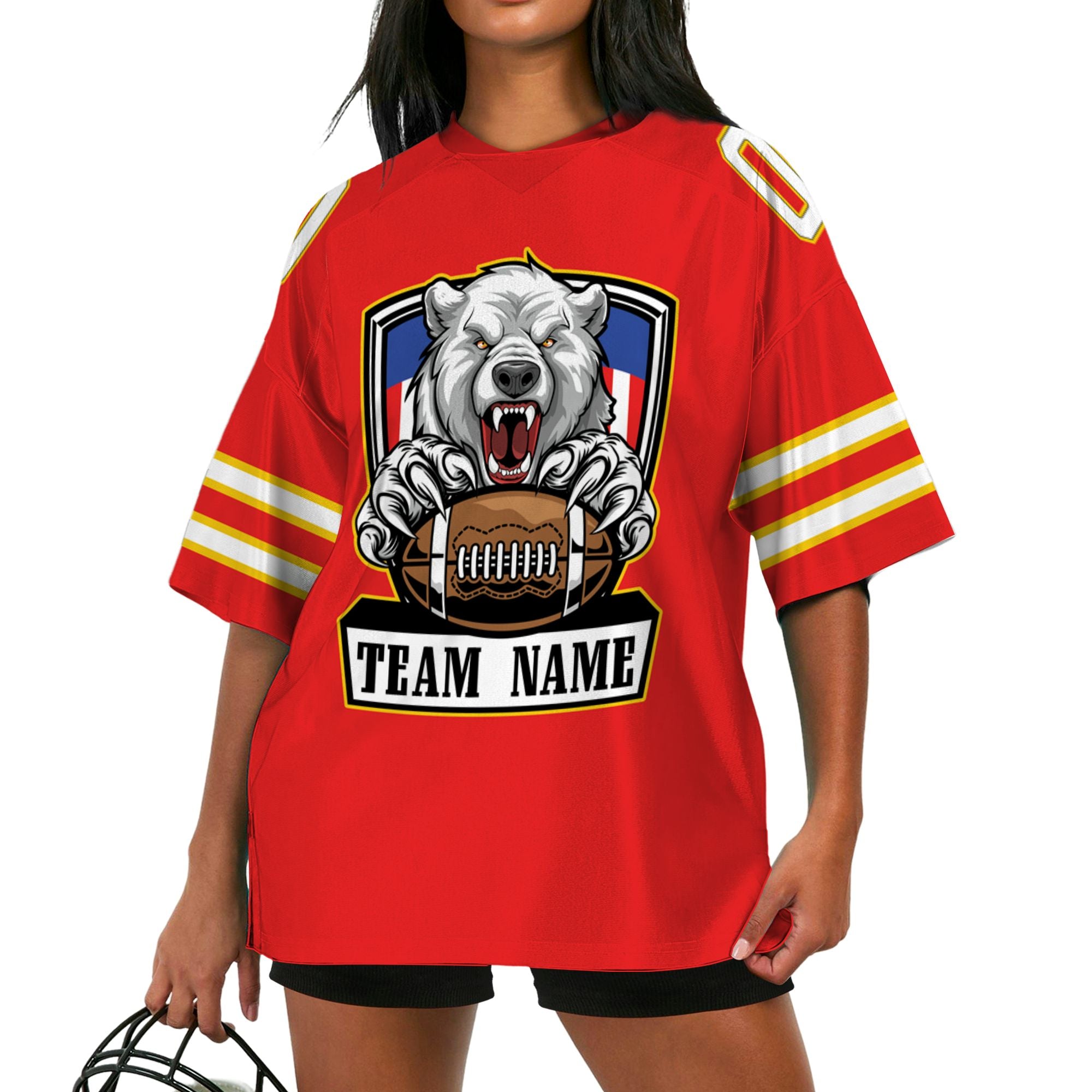 personalize-football-bear-team-red-nda89-4896
