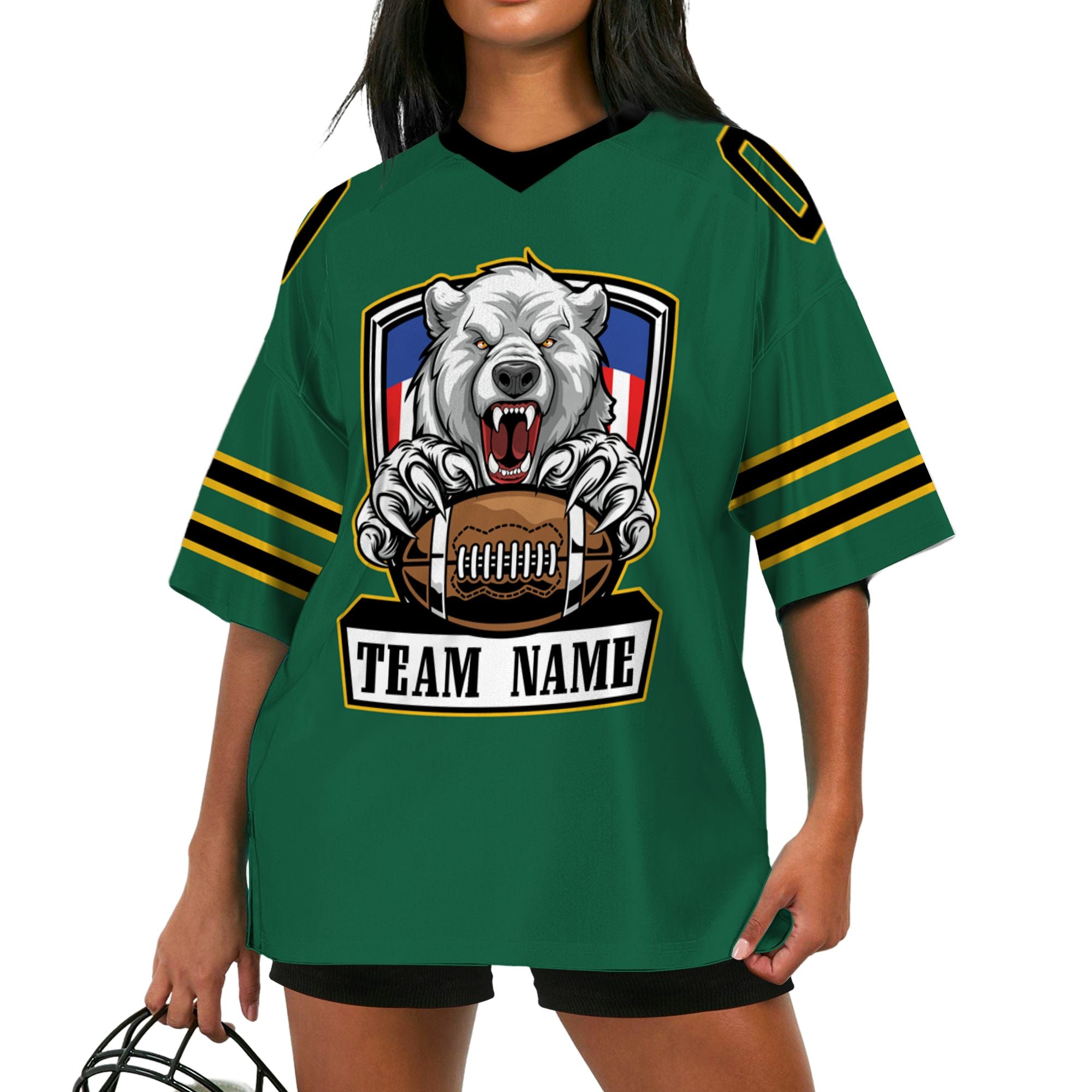 personalize-football-bear-team-green-nda89-9067