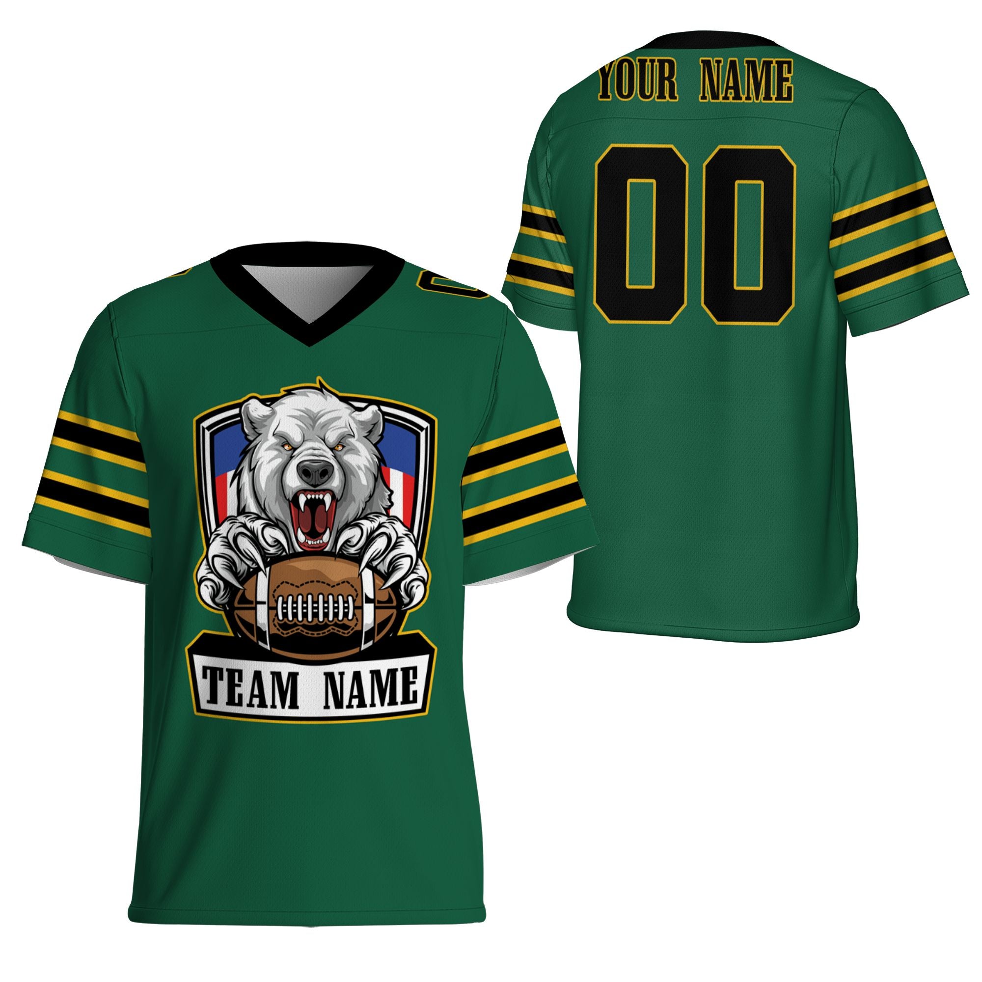 personalize-football-bear-team-green-nda89-9067