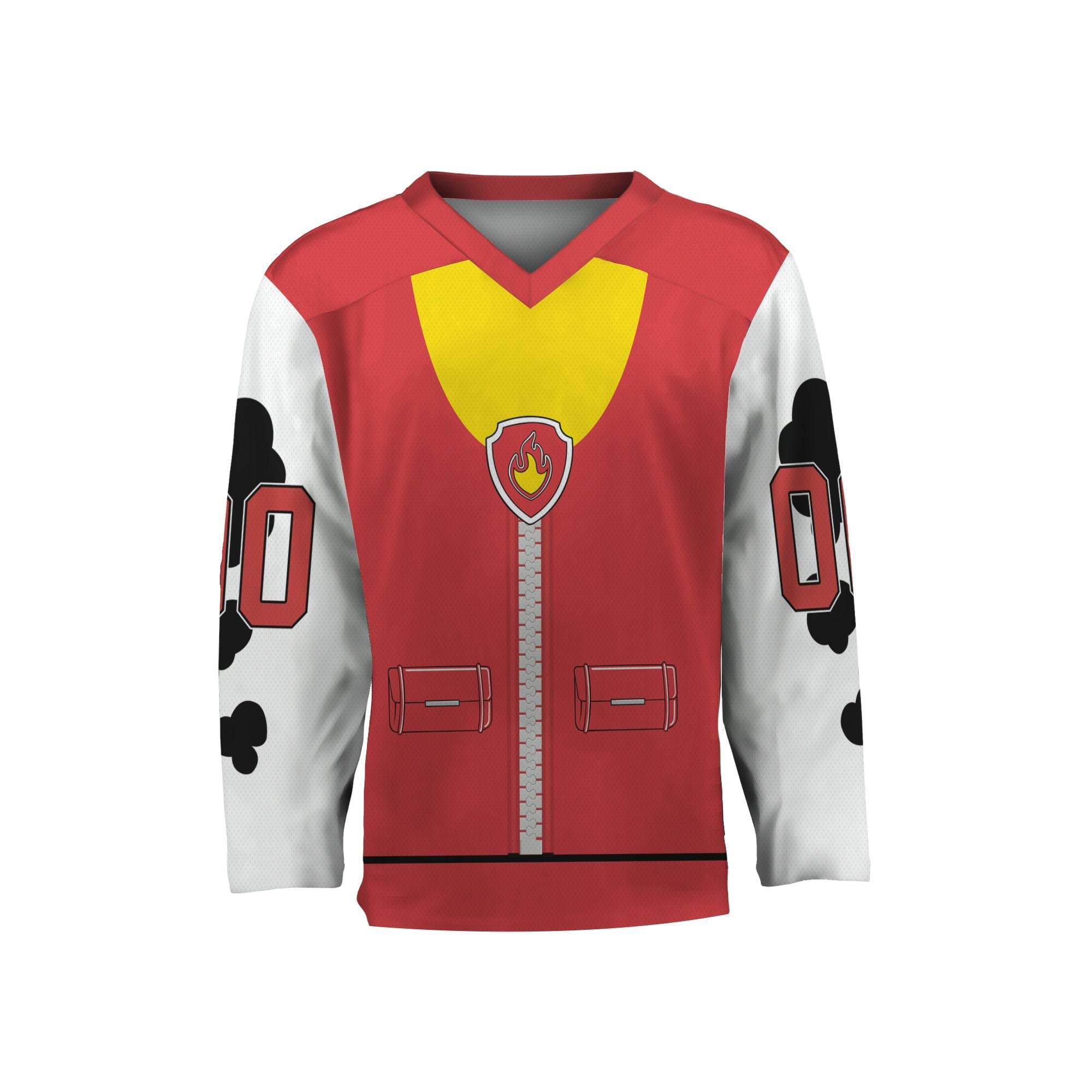 personalize-hockey-costume-suit-dog-paw-red-nda98-5155