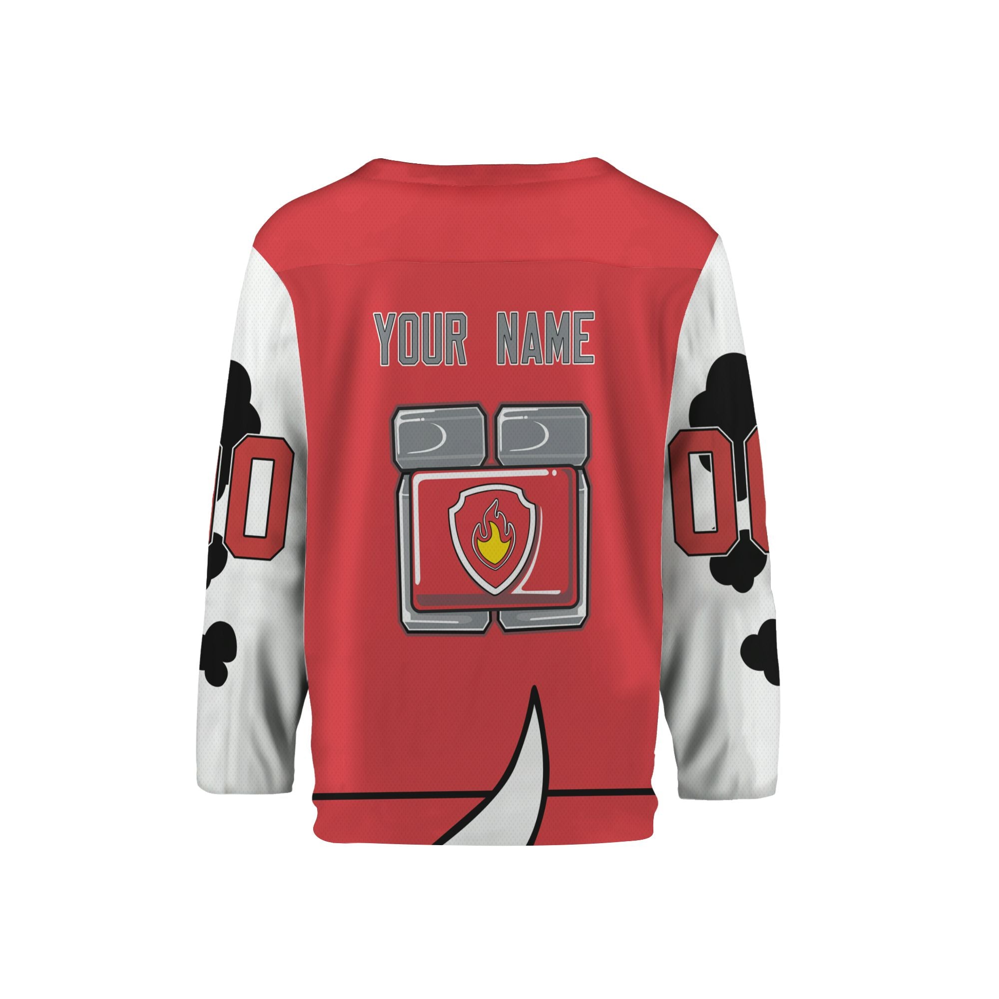personalize-hockey-costume-suit-dog-paw-red-nda98-5155