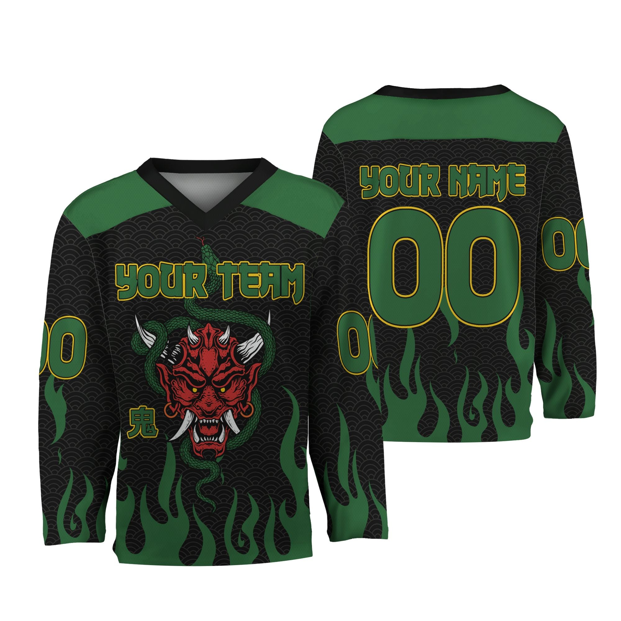 personalize-hockey-flame-green-ndb14-1633