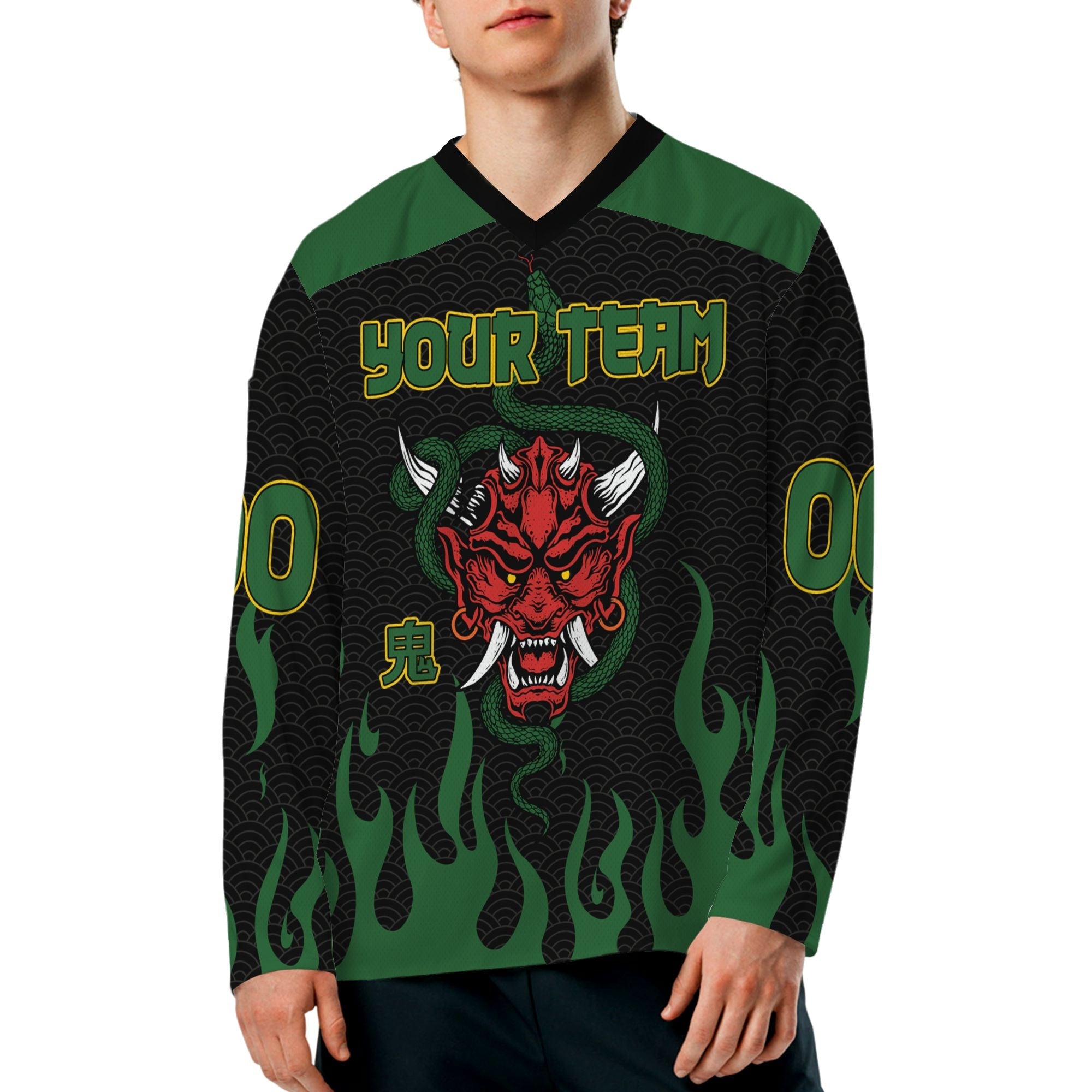 personalize-hockey-flame-green-ndb14-1633