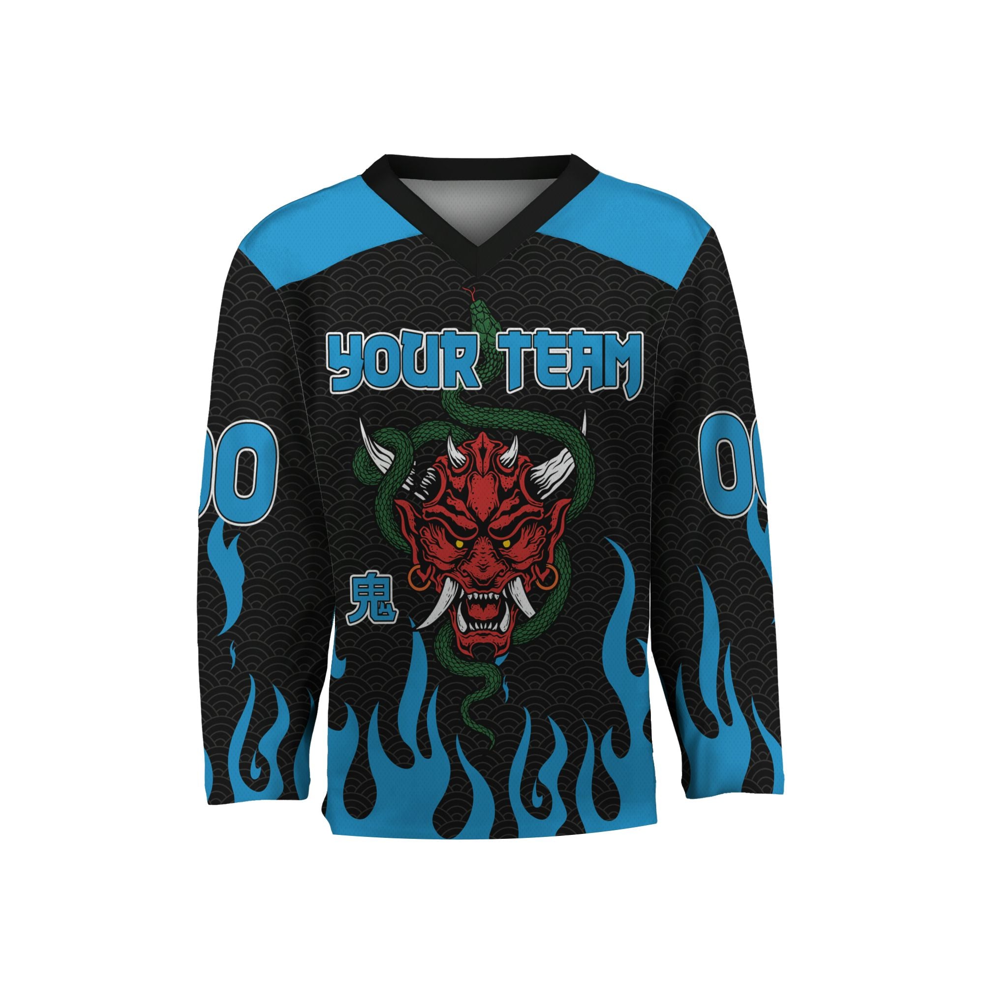 personalize-hockey-flame-blue-ndb14-3347