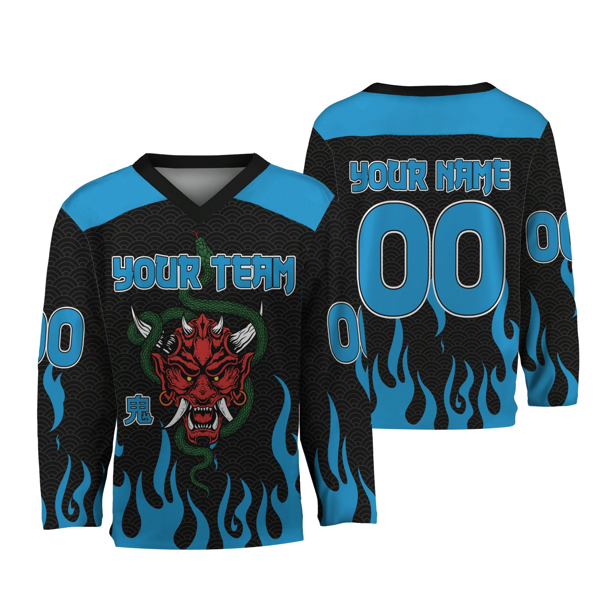 personalize-hockey-flame-blue-ndb14-3347