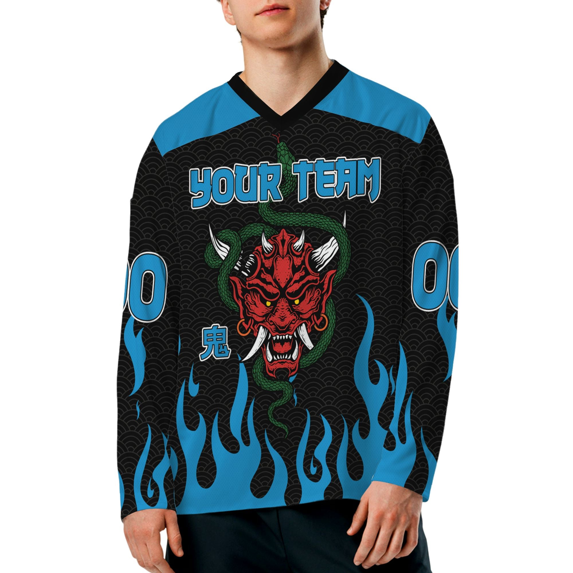 personalize-hockey-flame-blue-ndb14-3347