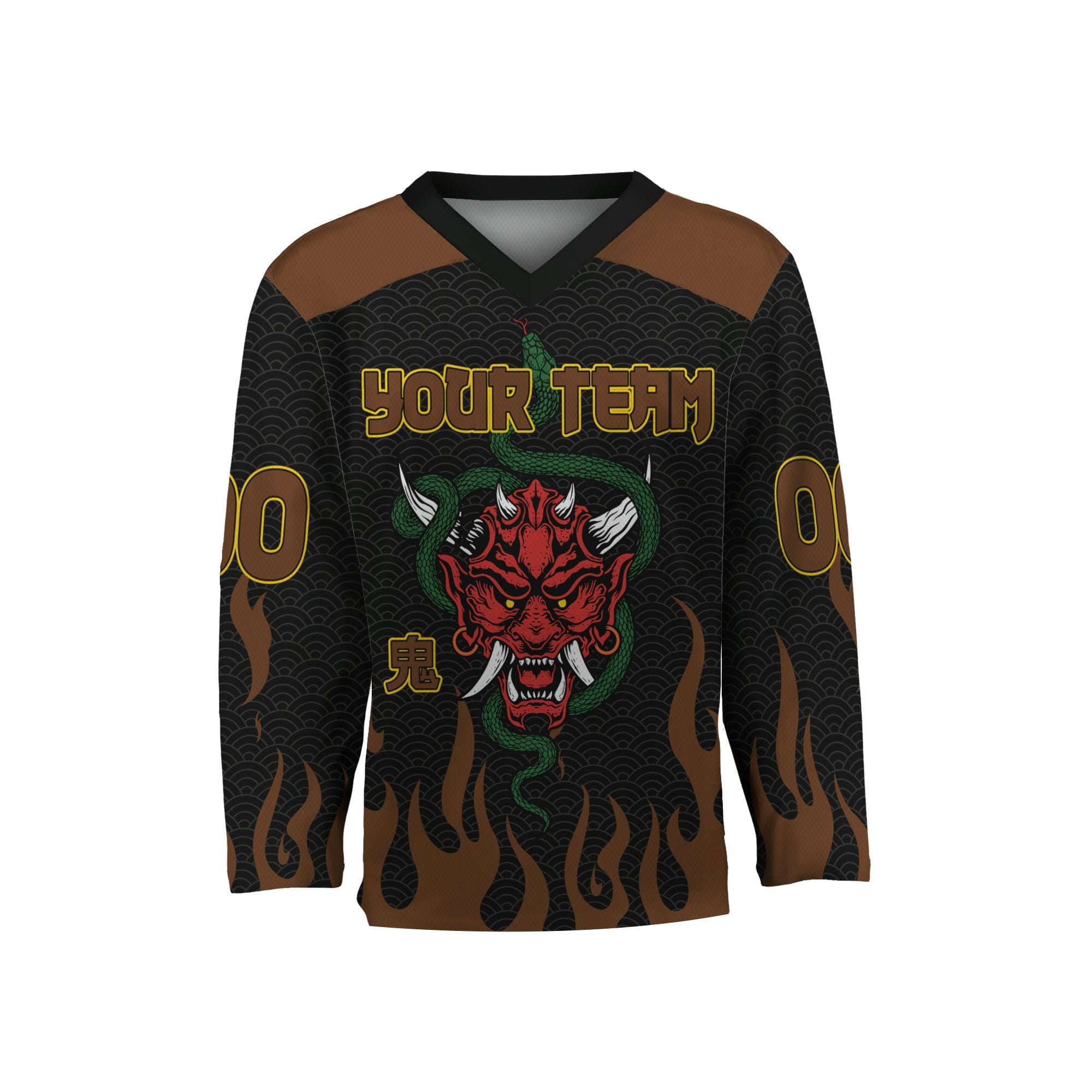 personalize-hockey-flame-brown-ndb14-1167