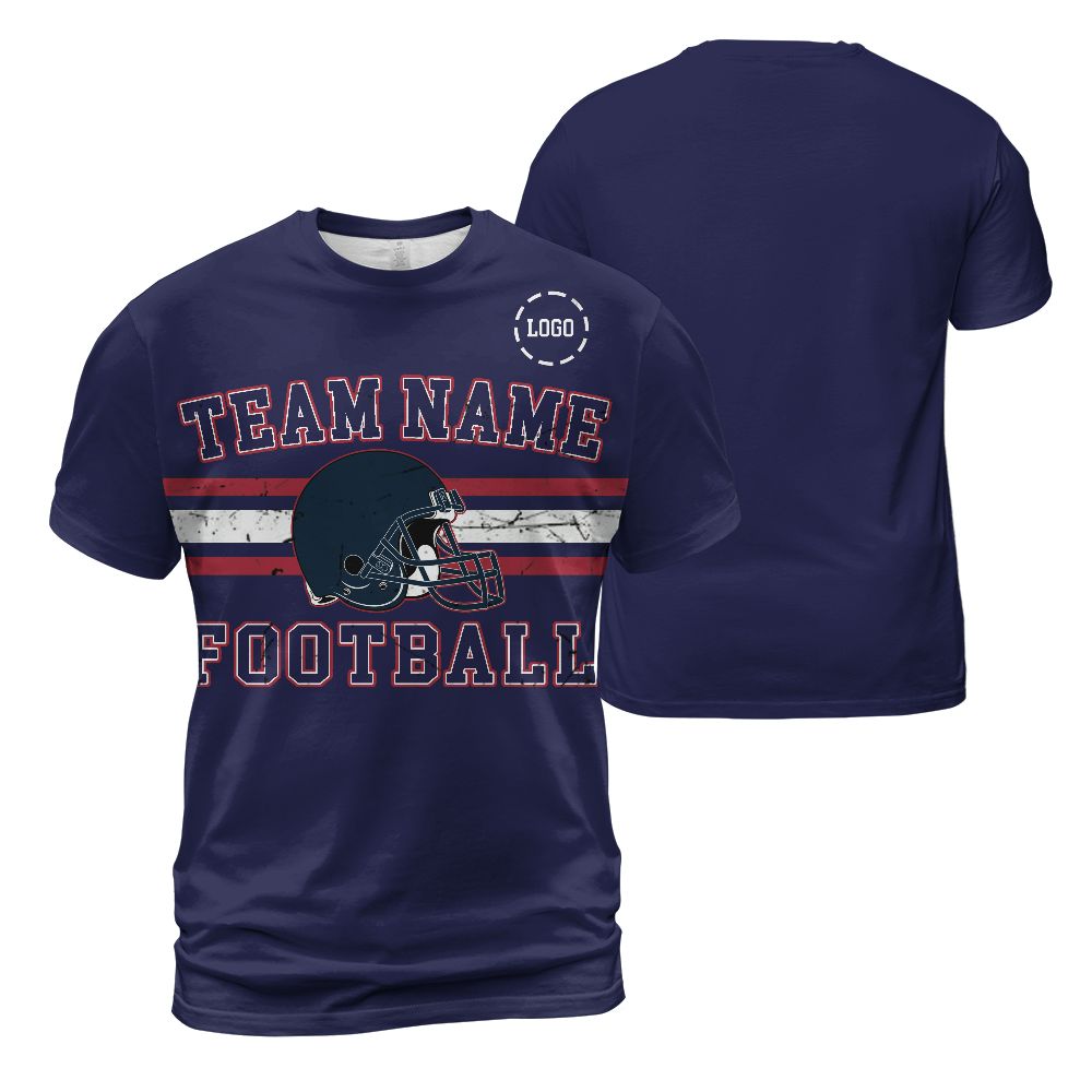 personalized-hoodie-sweater-vintage-80s-retro-style-football-fan-navy-and-red-hood-ht-vdd90-6607